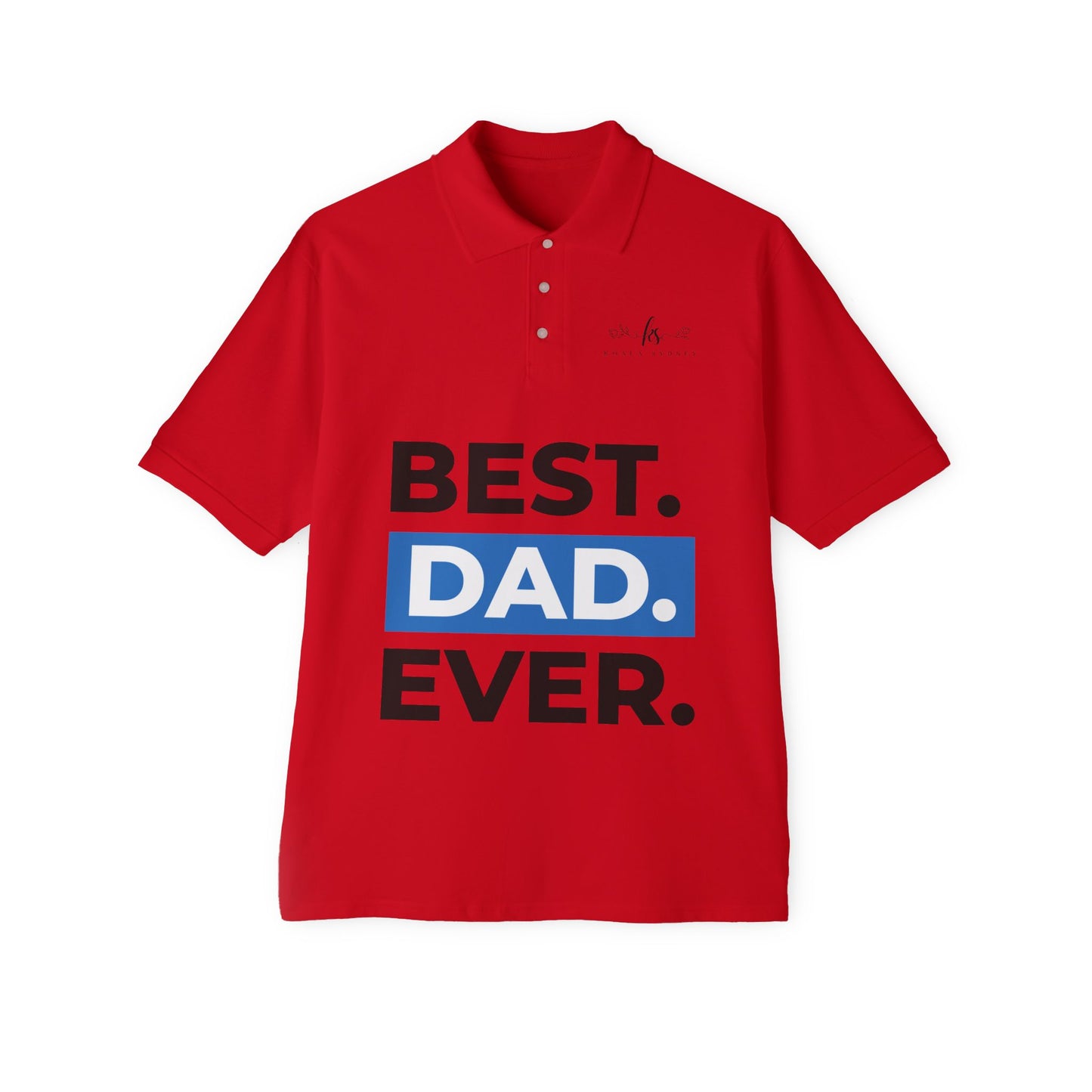 Best Dad Ever Polo Shirt - Perfect Gift for Father's Day