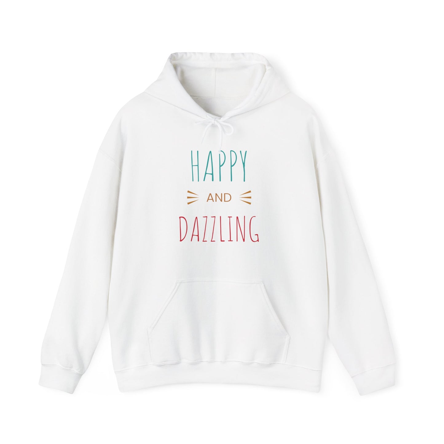 Happy and Dazzling Unisex Hoodie – Cozy Gift for All Occasions