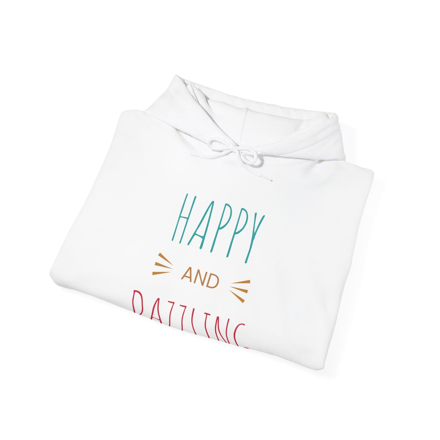 Happy and Dazzling Unisex Hoodie – Cozy Gift for All Occasions