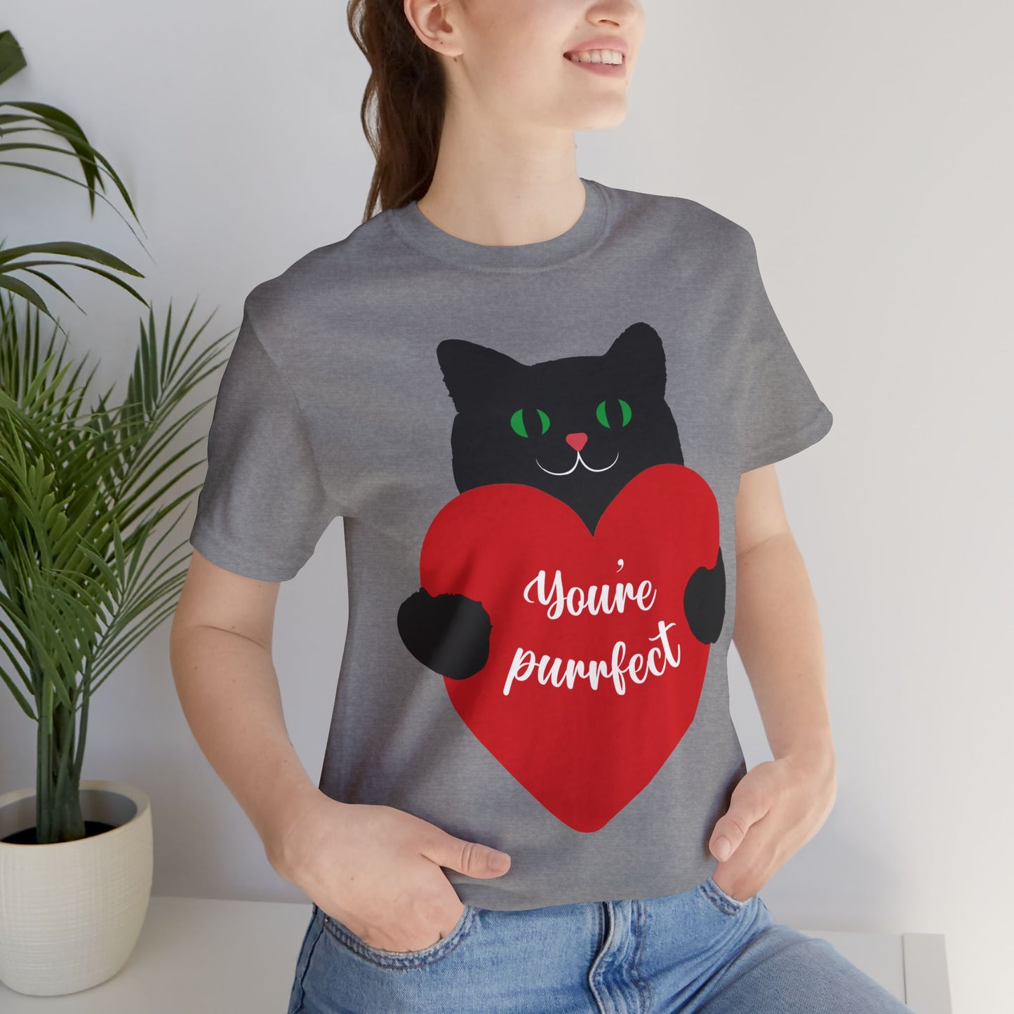 You're Purrfect Cat Love T-Shirt for Pet Lovers