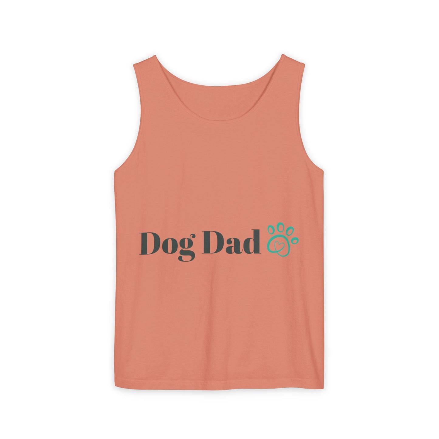 Dog Dad Unisex Garment-Dyed Tank Top - Perfect Gift for Pet Lovers