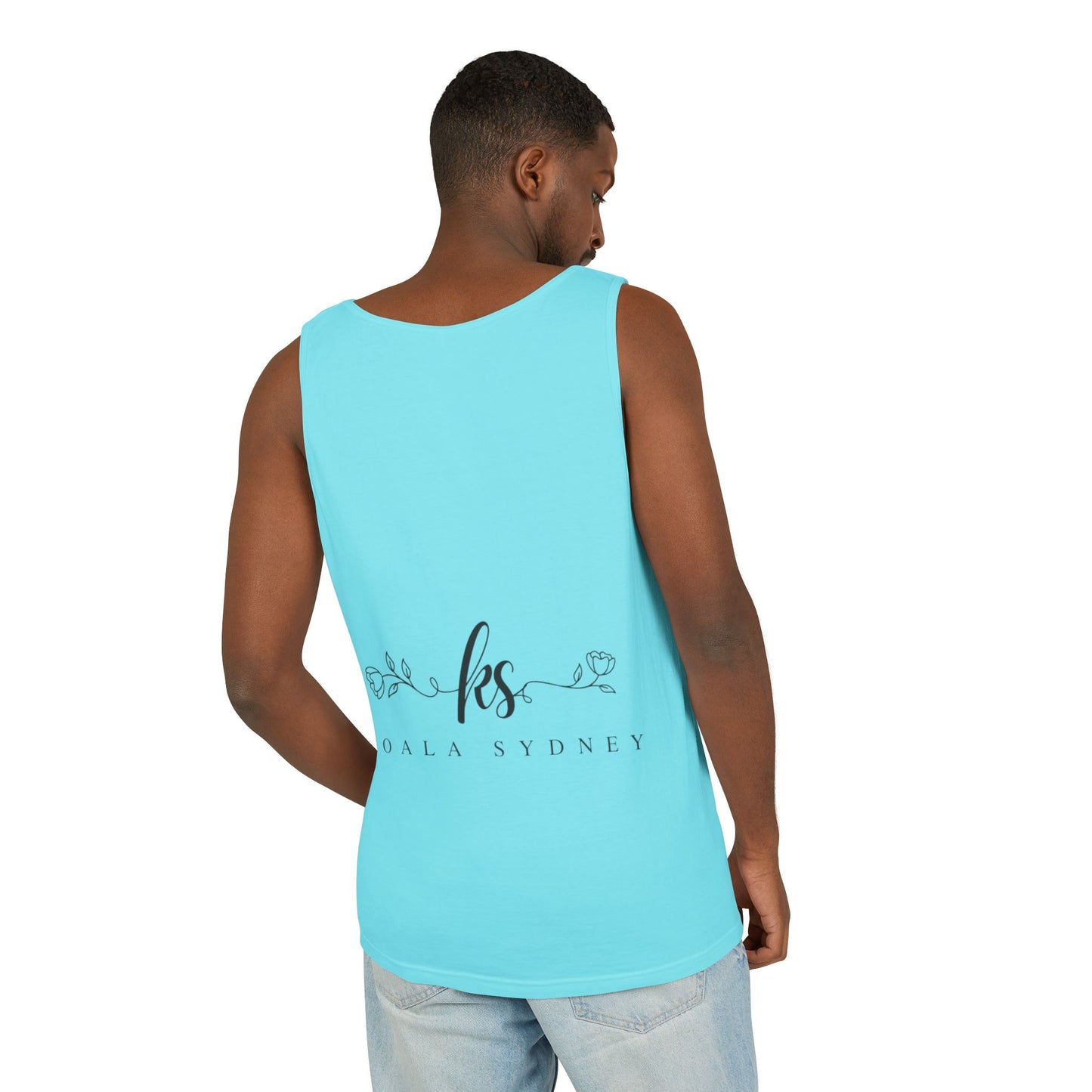 Dog Dad Unisex Garment-Dyed Tank Top - Perfect Gift for Pet Lovers