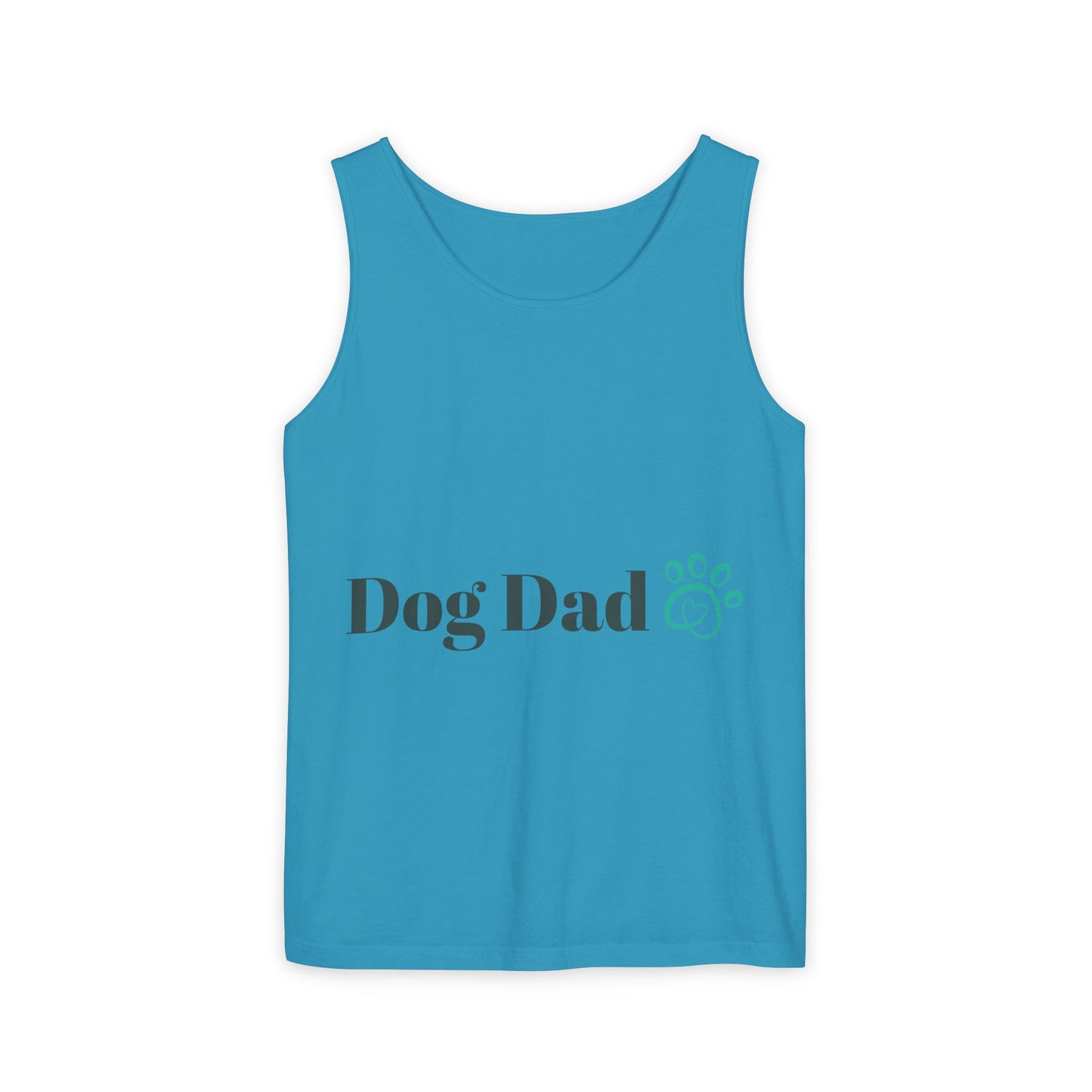 Dog Dad Unisex Garment-Dyed Tank Top - Perfect Gift for Pet Lovers