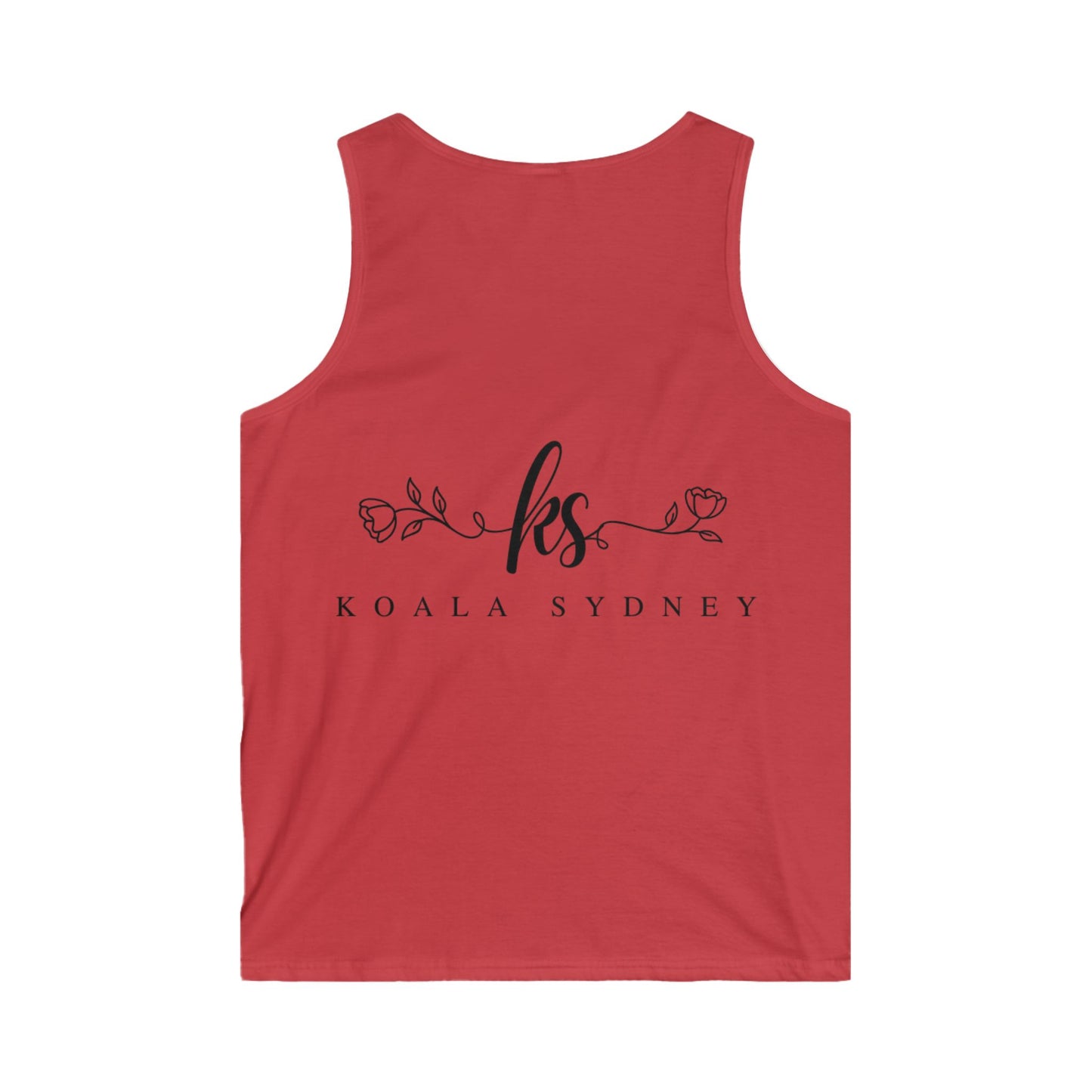 Men's Softstyle Tank Top - 'Deal With It!' Graphic Tees for Casual Wear