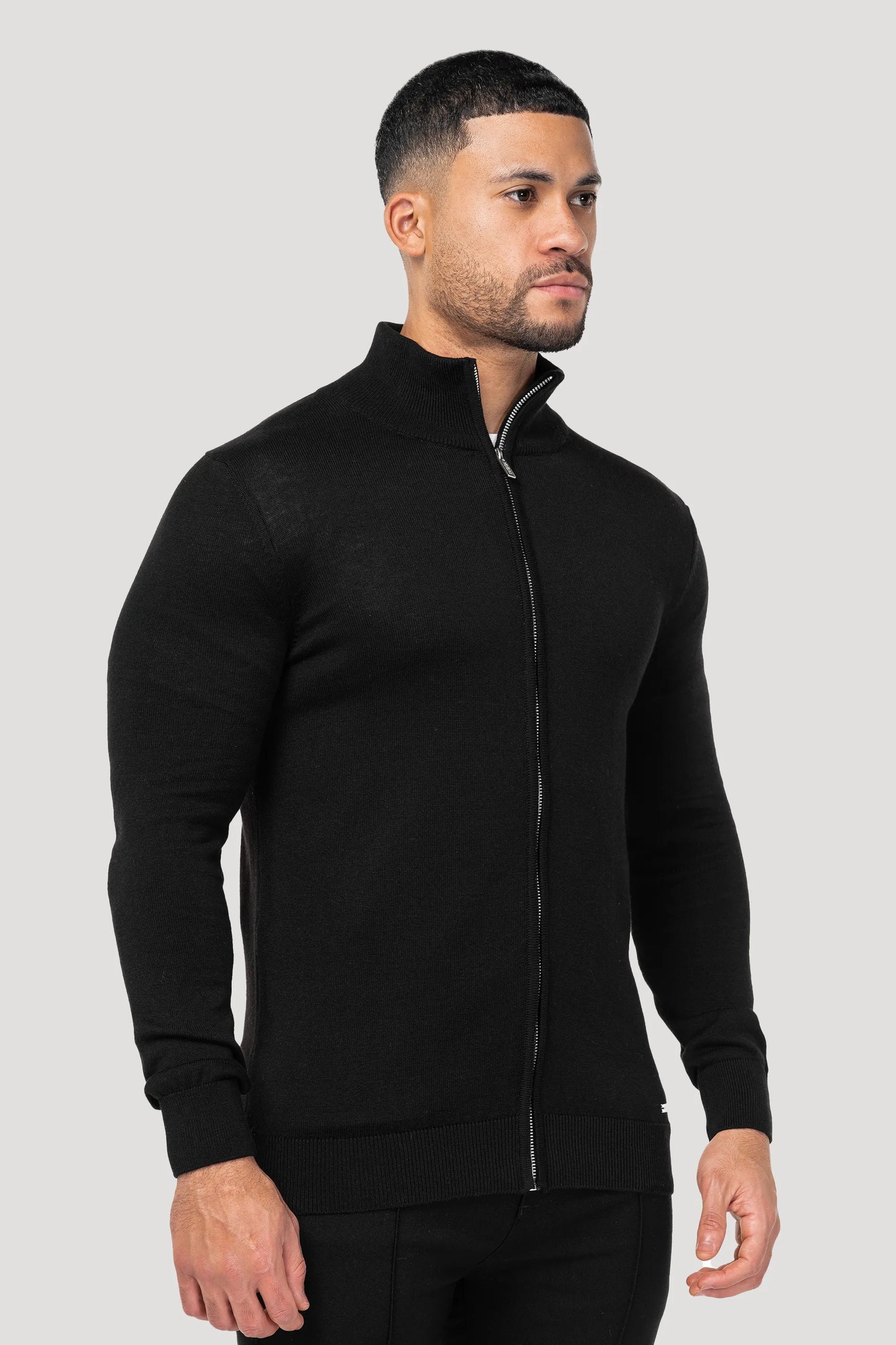 THE SANTONI FULL ZIP SWEATER