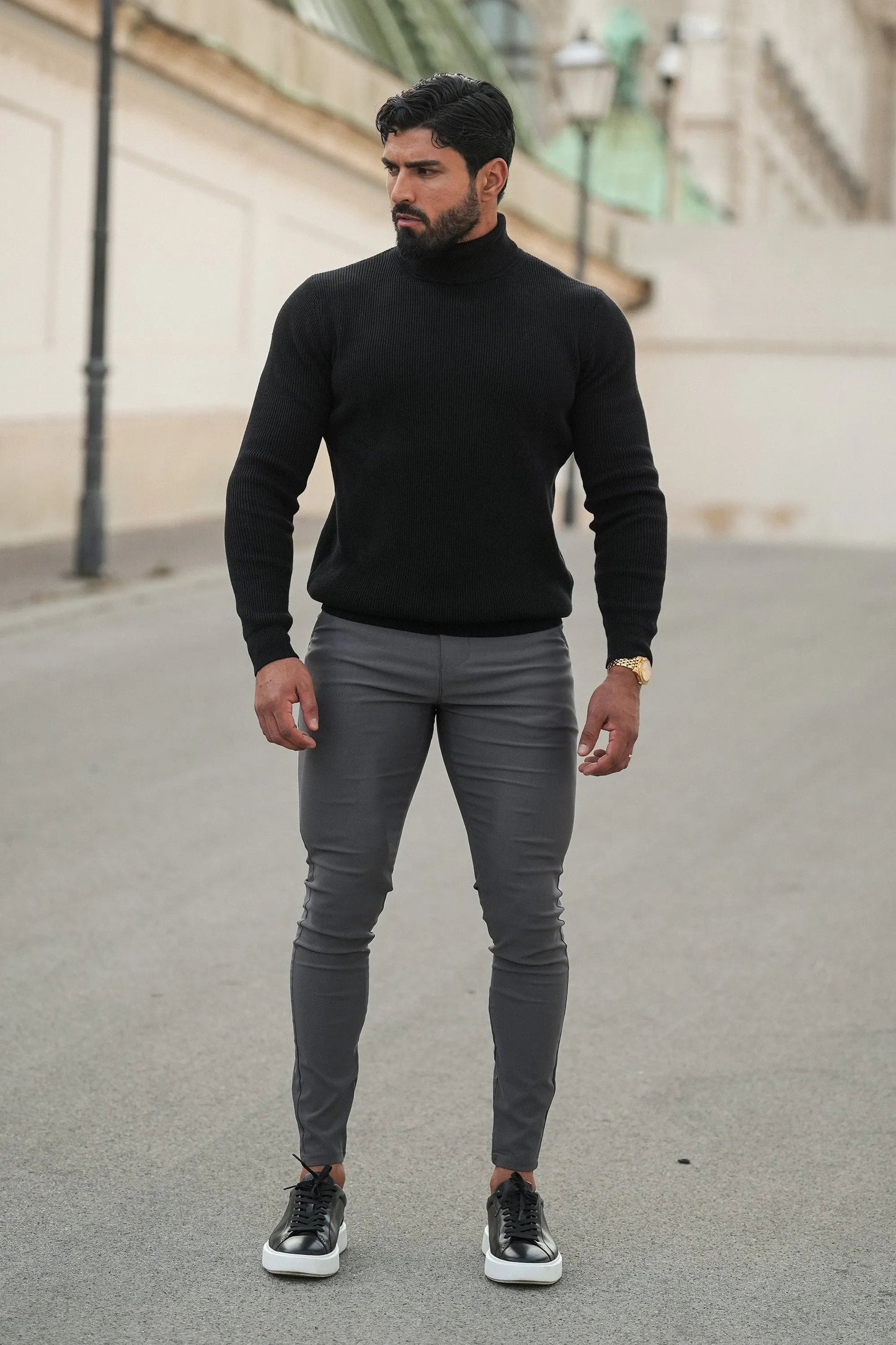Renzo Classic Turtle Neck Sweater