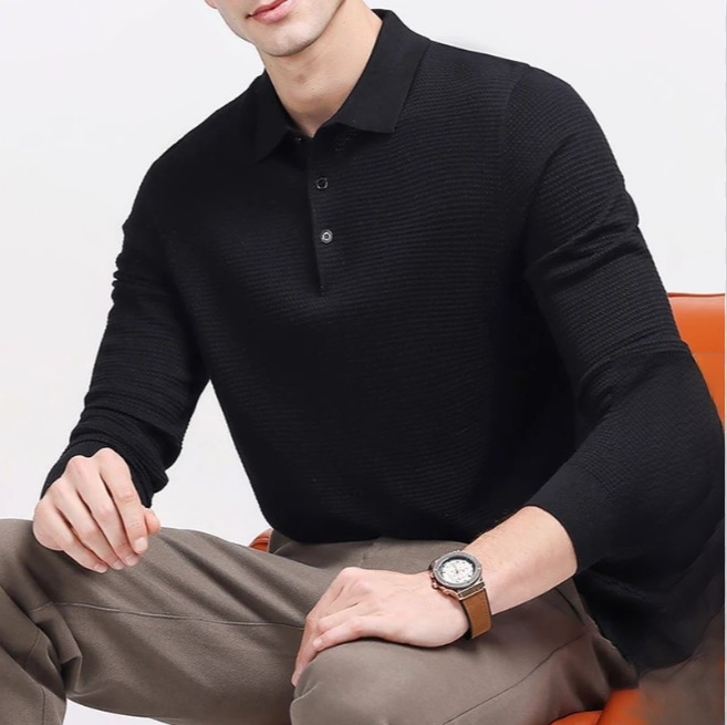 KOALA SYDNEY Versatile Men's Wool Blend Knit Sweater