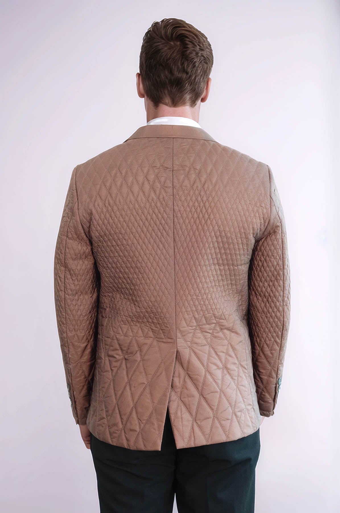 KOALA SYDNEY 3 Pockets 2 Button Quilted Coat Jacket Tan Short Coat-Wessi