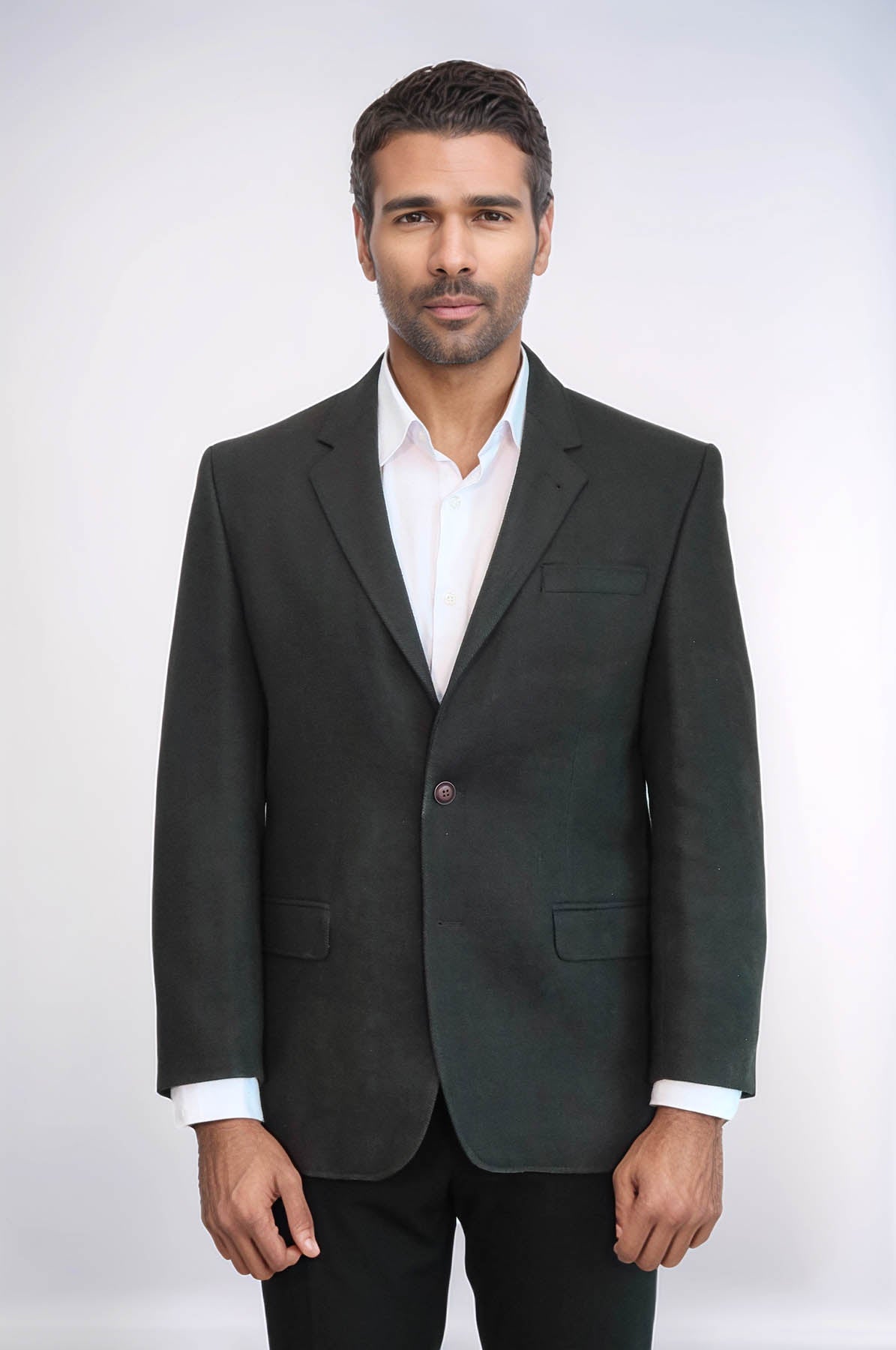 4 Drop Cachet Dark Green Men Blazer