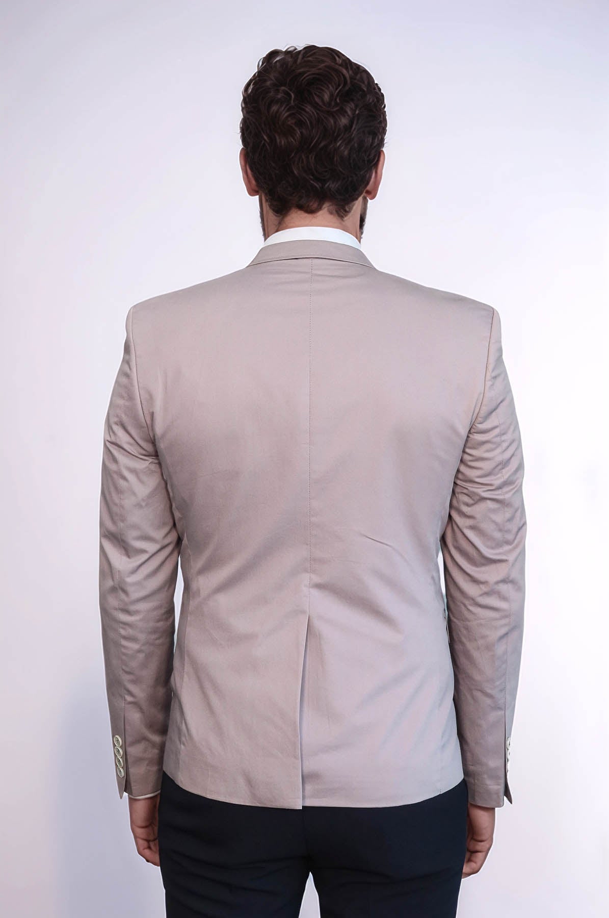 KOALA SYDNEY 3 pocket Single Button Cotton Beige Jacket-Wessi