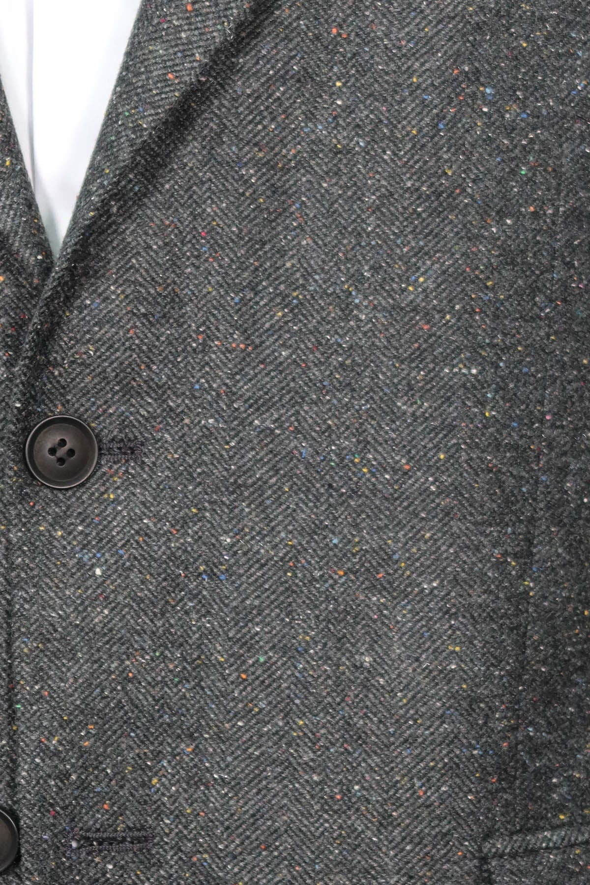 KOALA SYDNEY Houndstooth Pattern Wool Anthracite Men Blazer