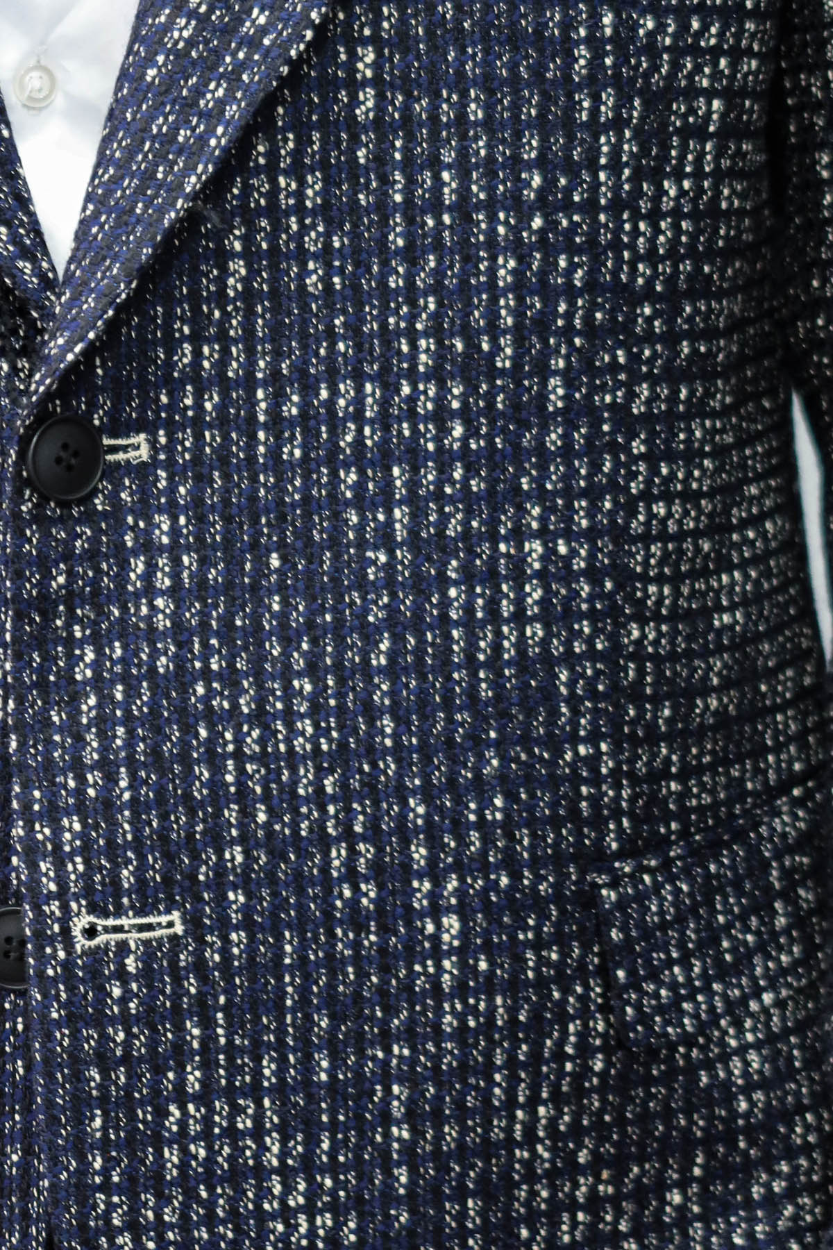 Slim Fit Patterned Sport Navy Blue Men Blazer