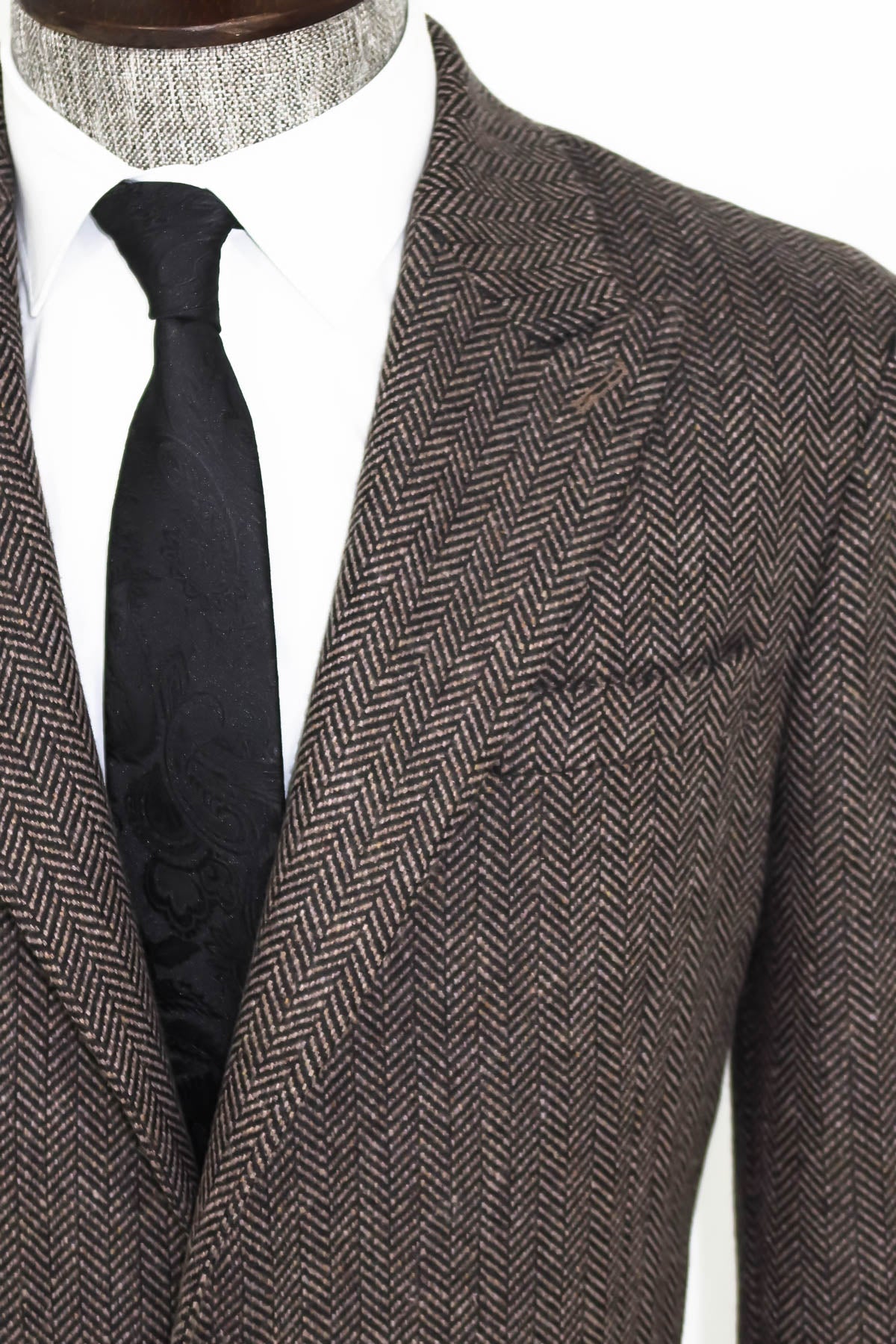 KOALA SYDNEY Houndstooth Wool Black Men Blazer -