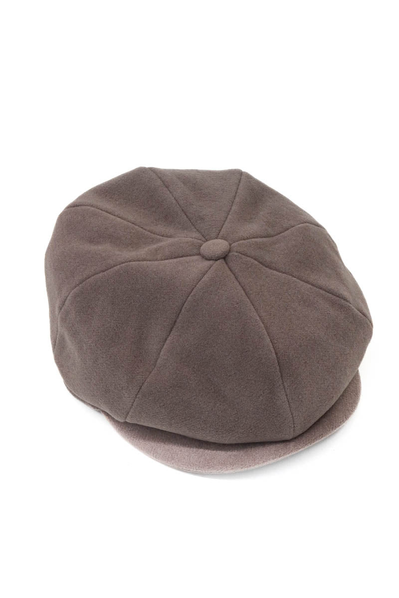 Beige Wool Gatsby Men Hat