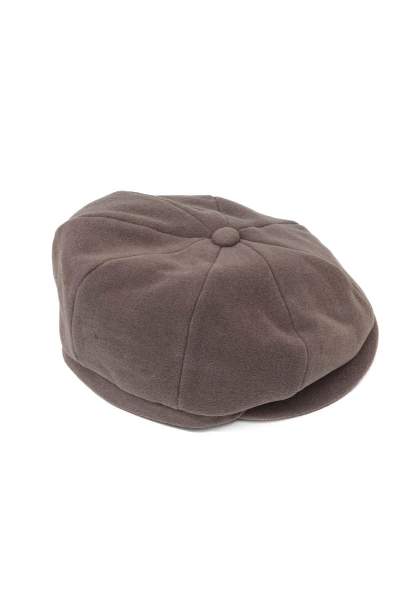 Beige Wool Gatsby Men Hat