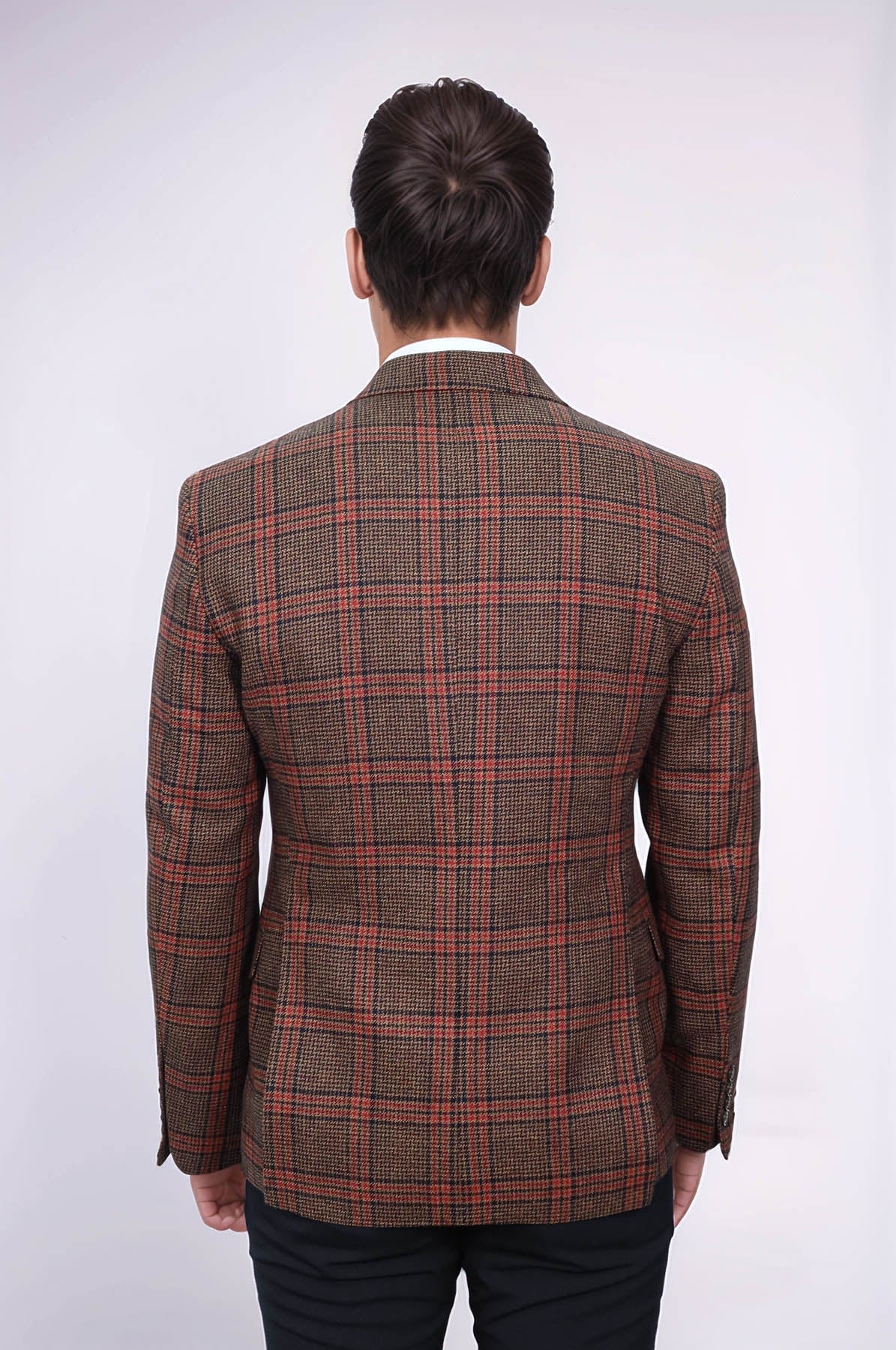 KOALA SYDNEY Checked Brown Men Blazer