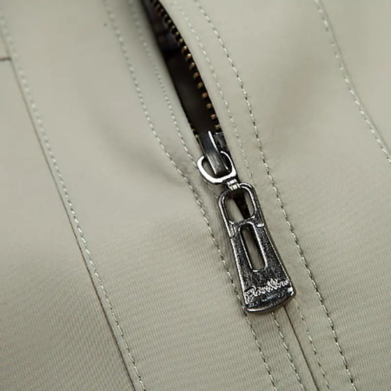 Men’s Slim Fit Zipper Windbreaker Jacket with Collar