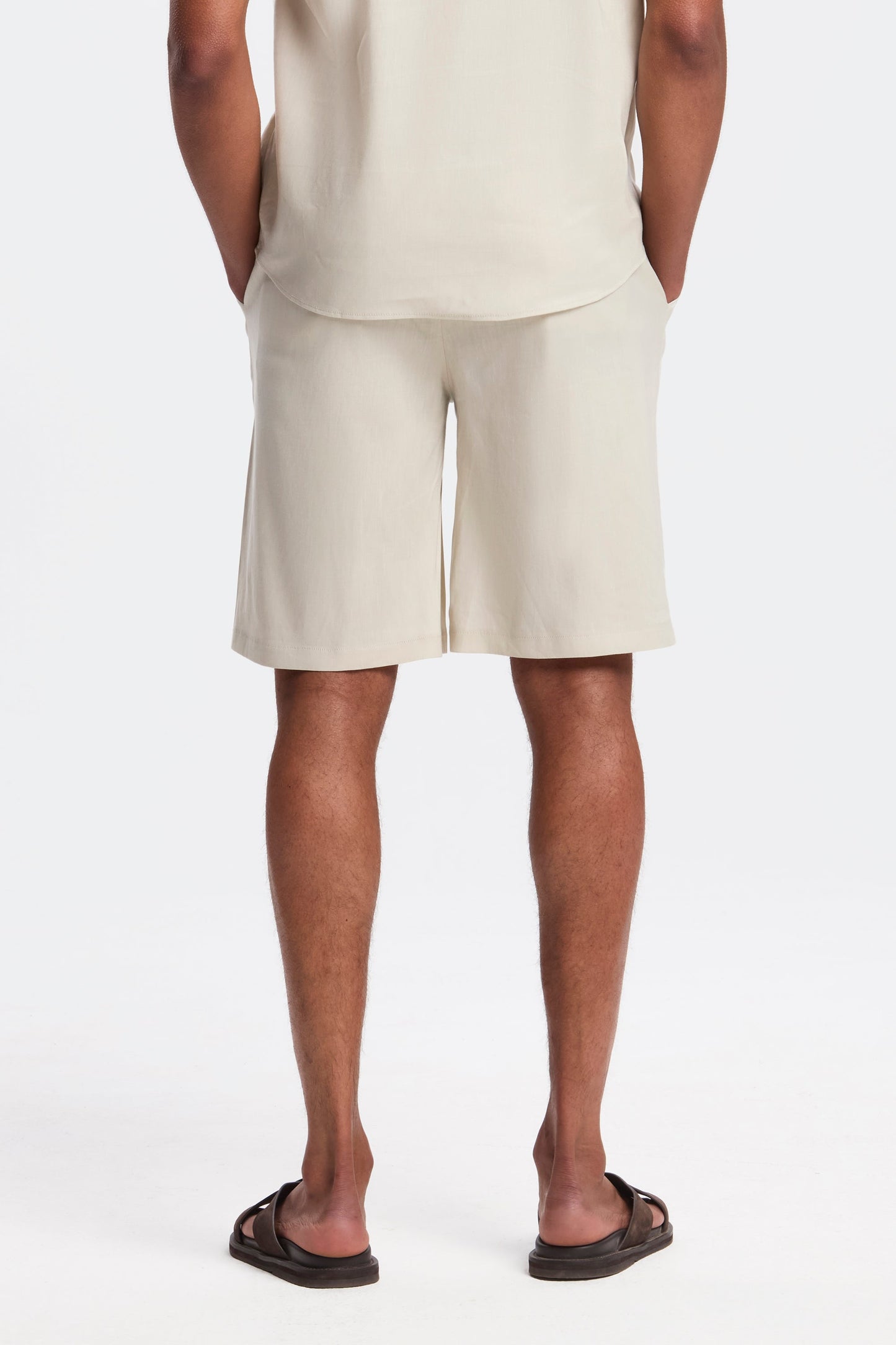 THE LINEN SHORT SET