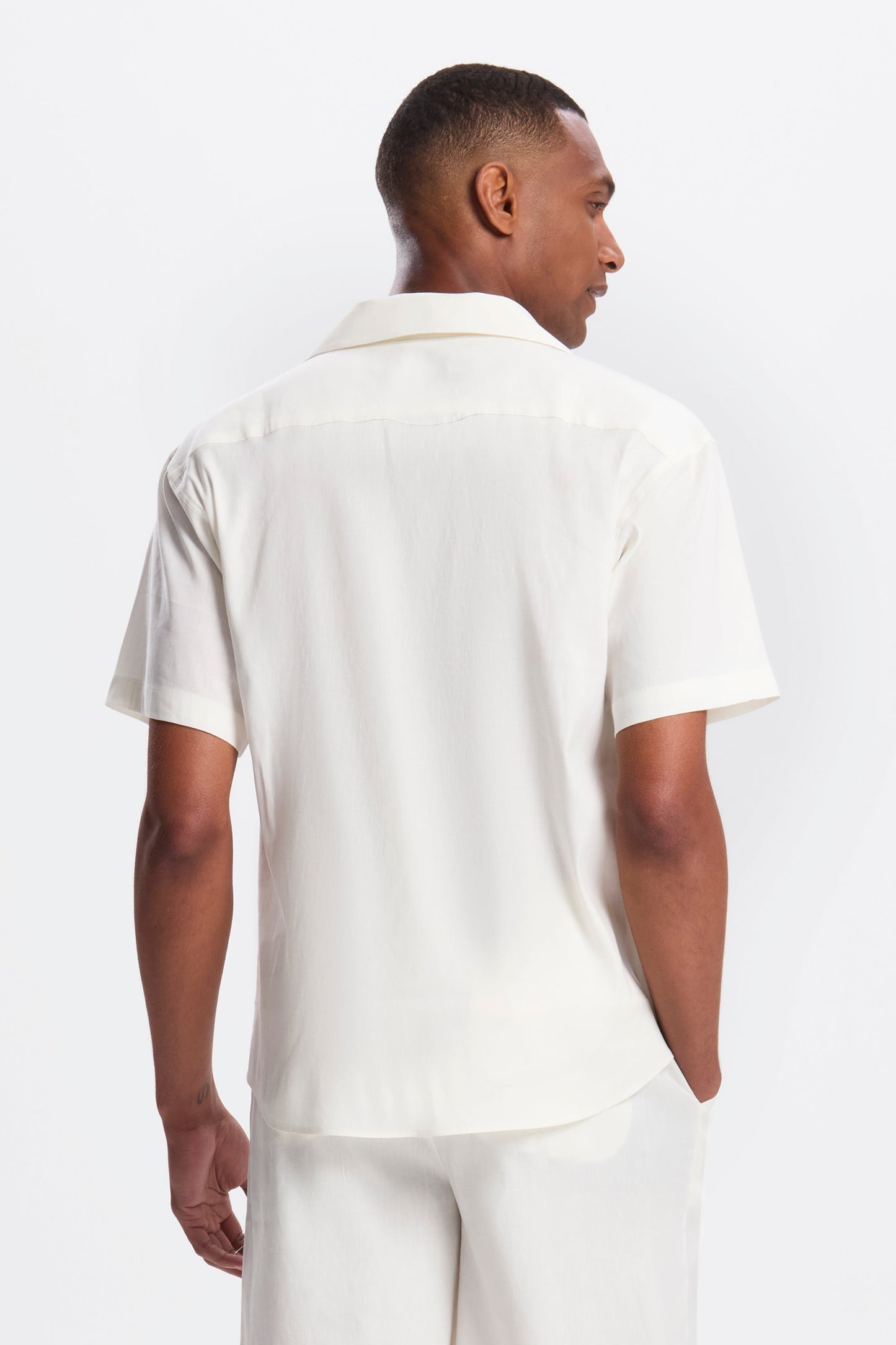 THE LINEN SHORT SET