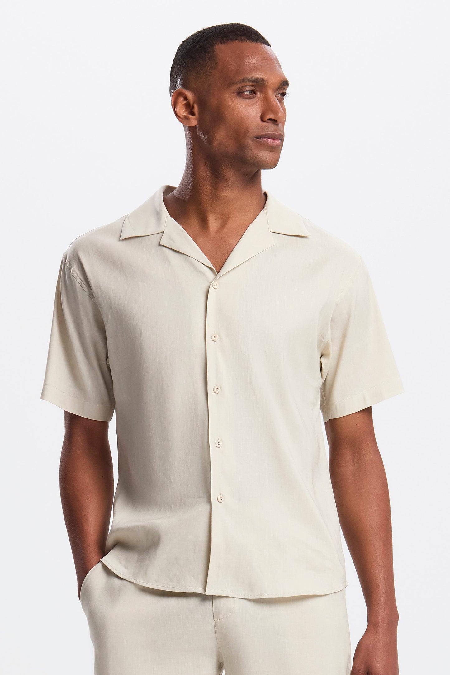 Short Sleeve Linen Shirt