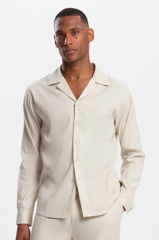 LINEN LONG SLEEVE SHIRT