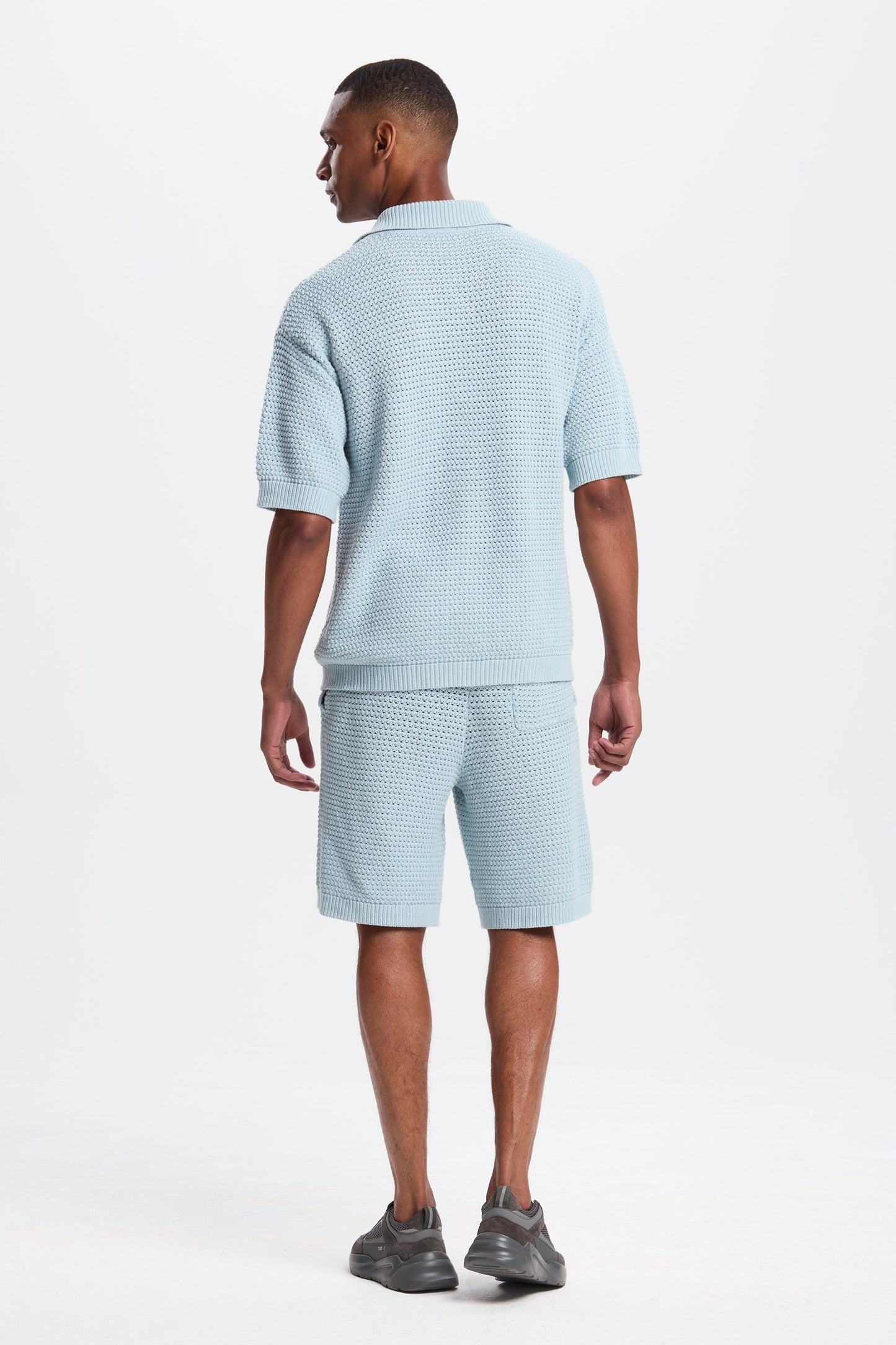 Matese Short Sleeve Crochet Shirt