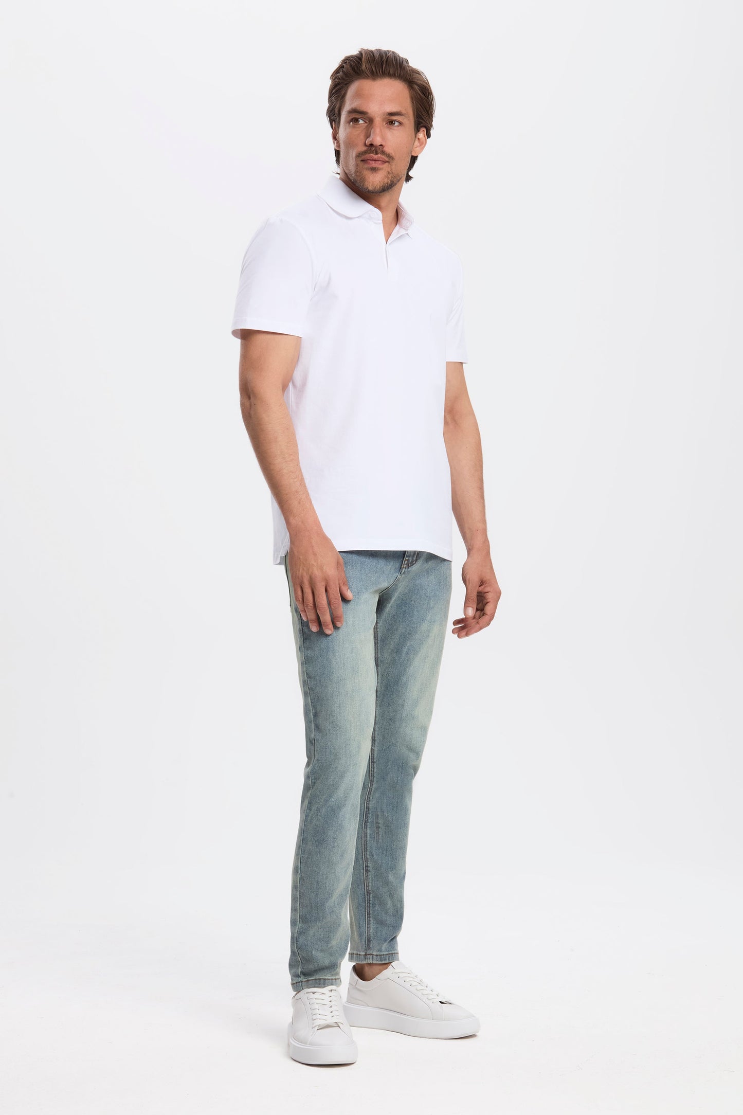 Classic Button-Up Polo
