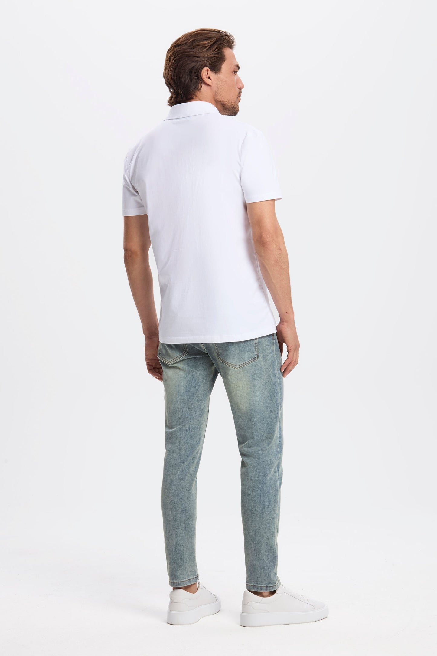 Classic Button-Up Polo