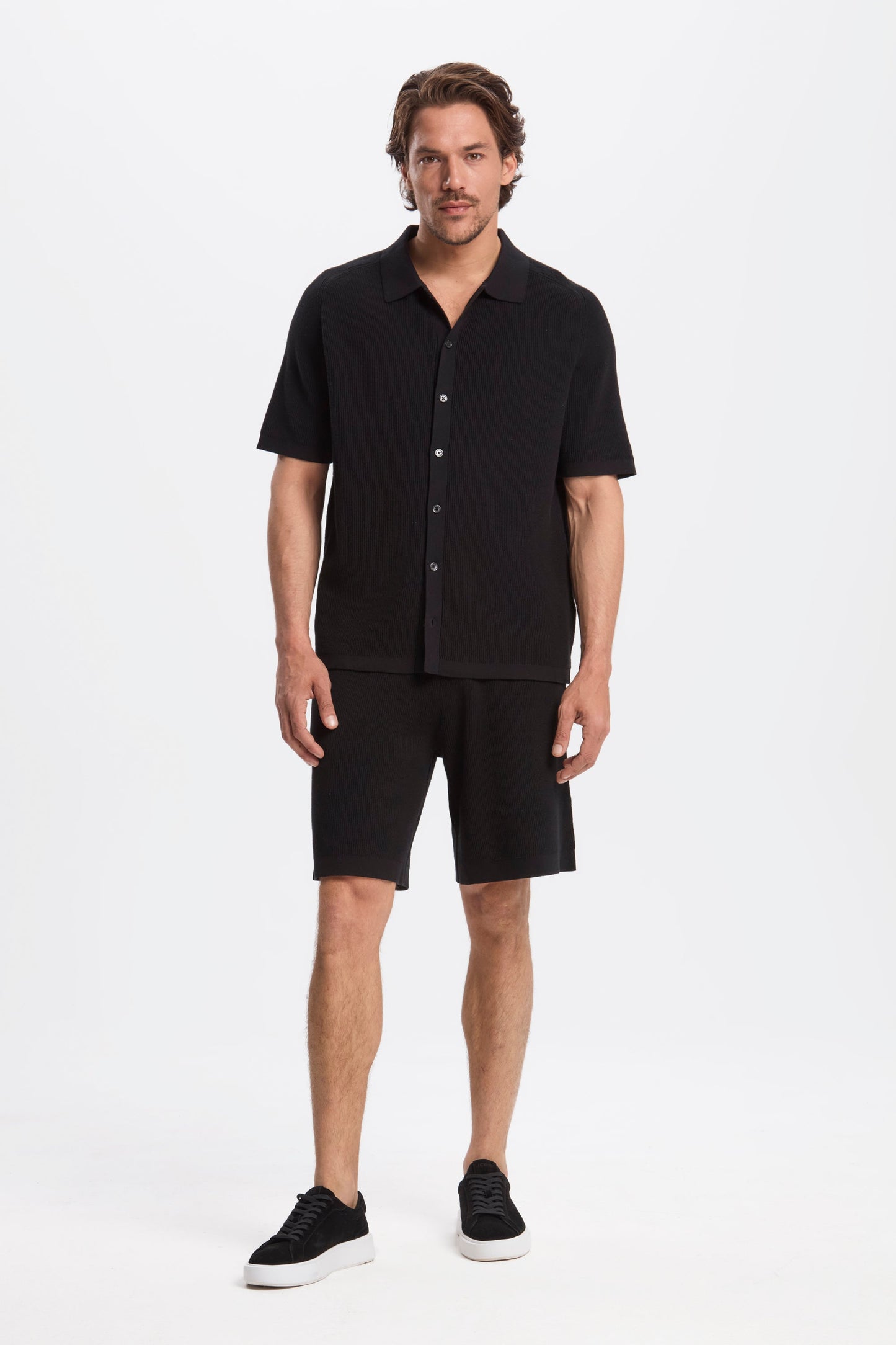 RUSSO Short Sleeve Knitted Shirt