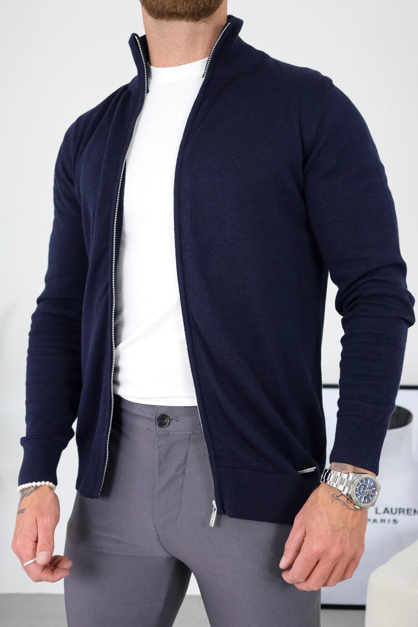 Santoni Full-Zip Sweater