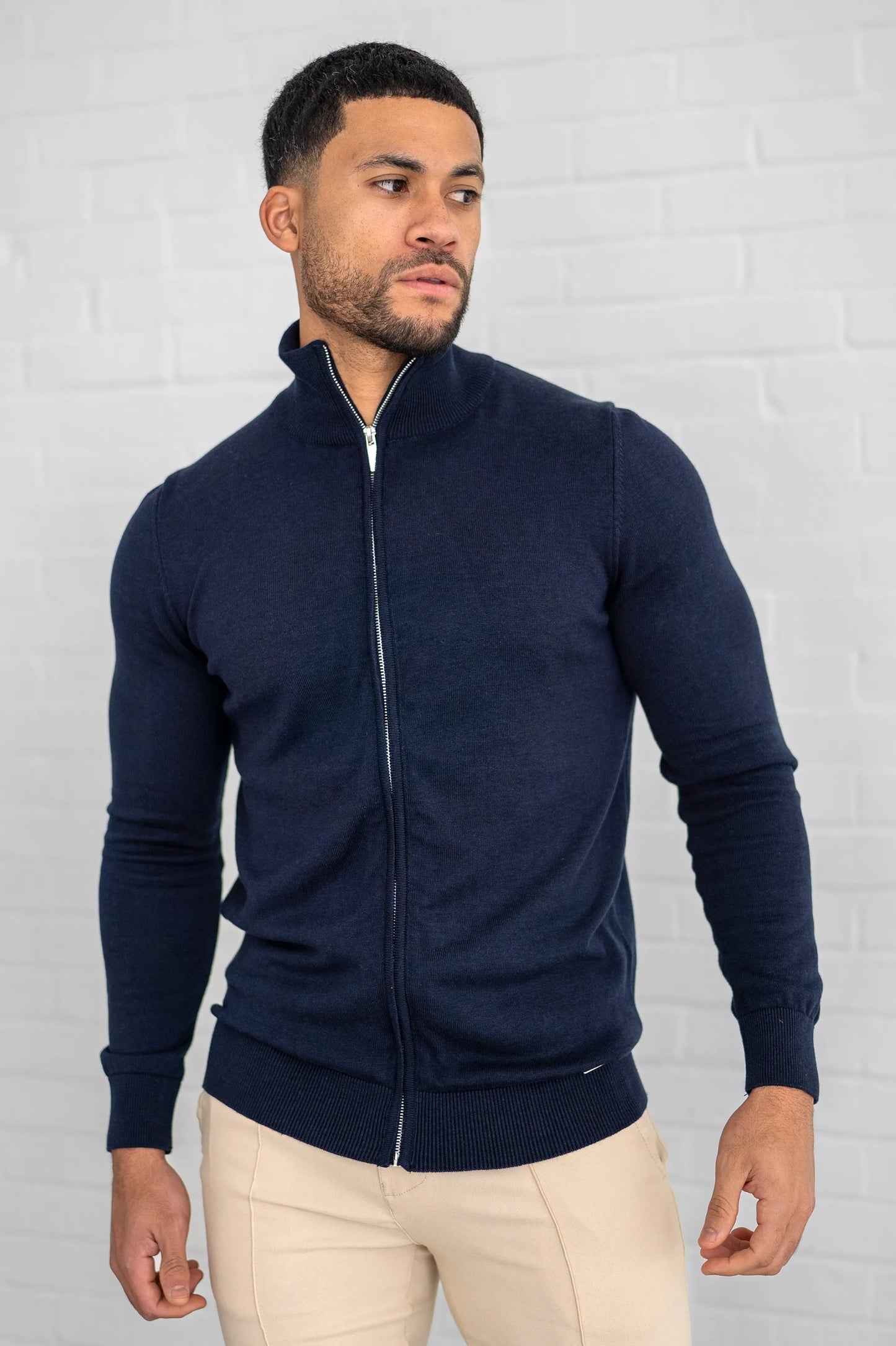 Santoni Full-Zip Sweater