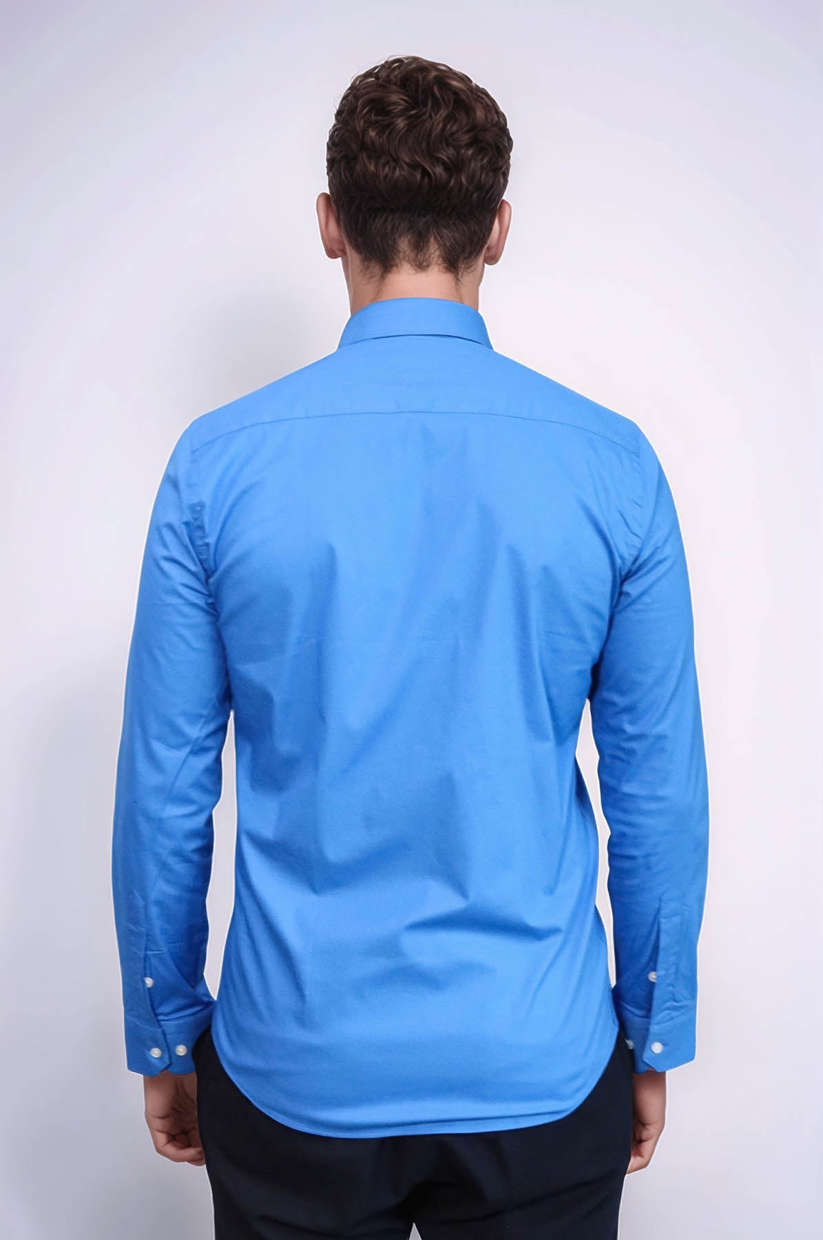 Blue Slim Fit Men's Shirt