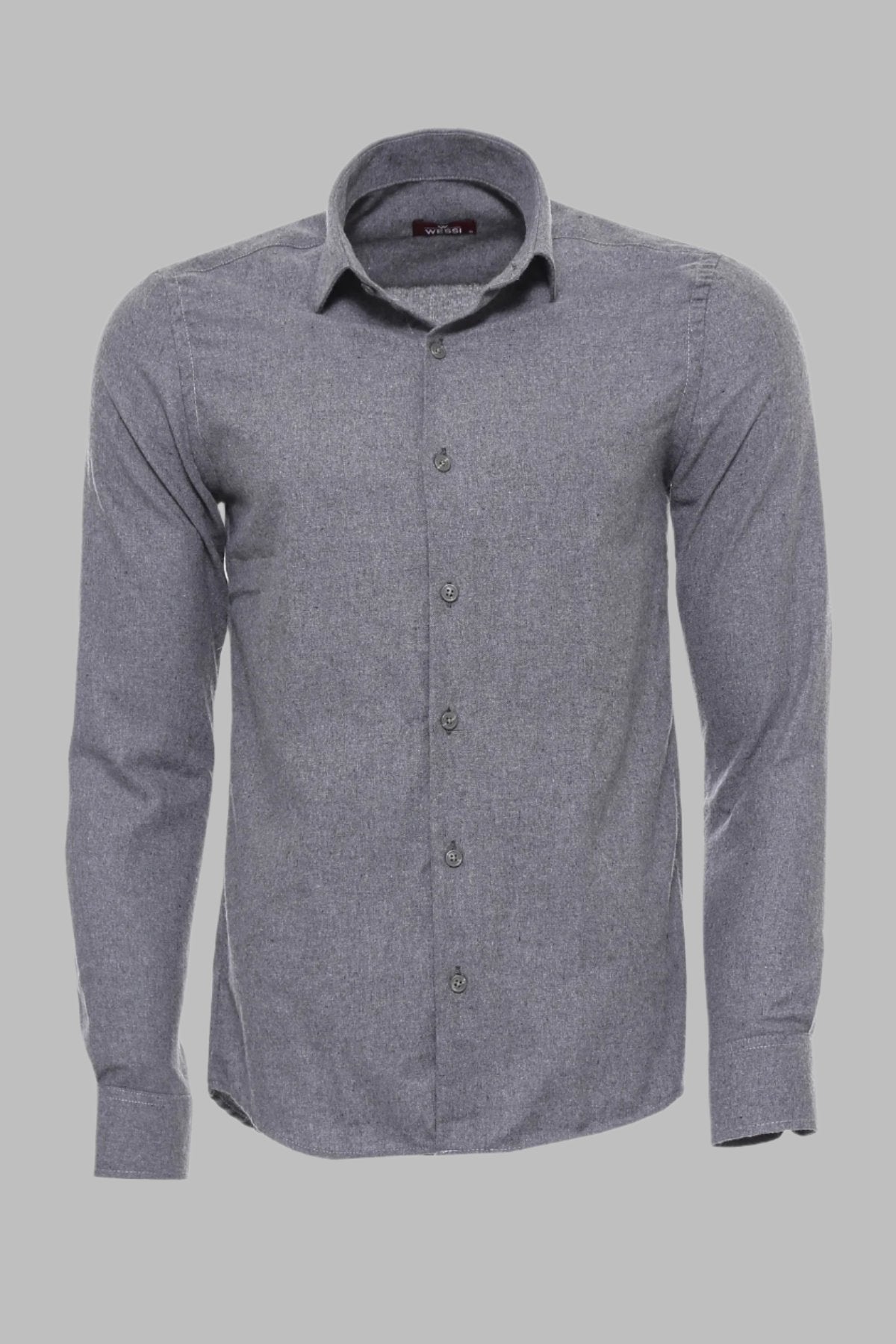 KOALA SYDNEY Plain Slim Fit Grey Men Lumberjack Men Shirt -