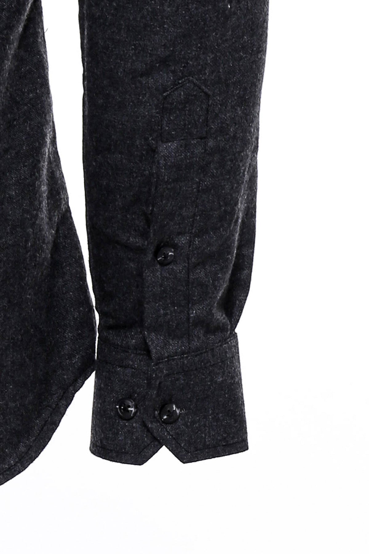 KOALA SYDNEY Slim Fit Plain Dark Grey Men Lumberjack Shirt -