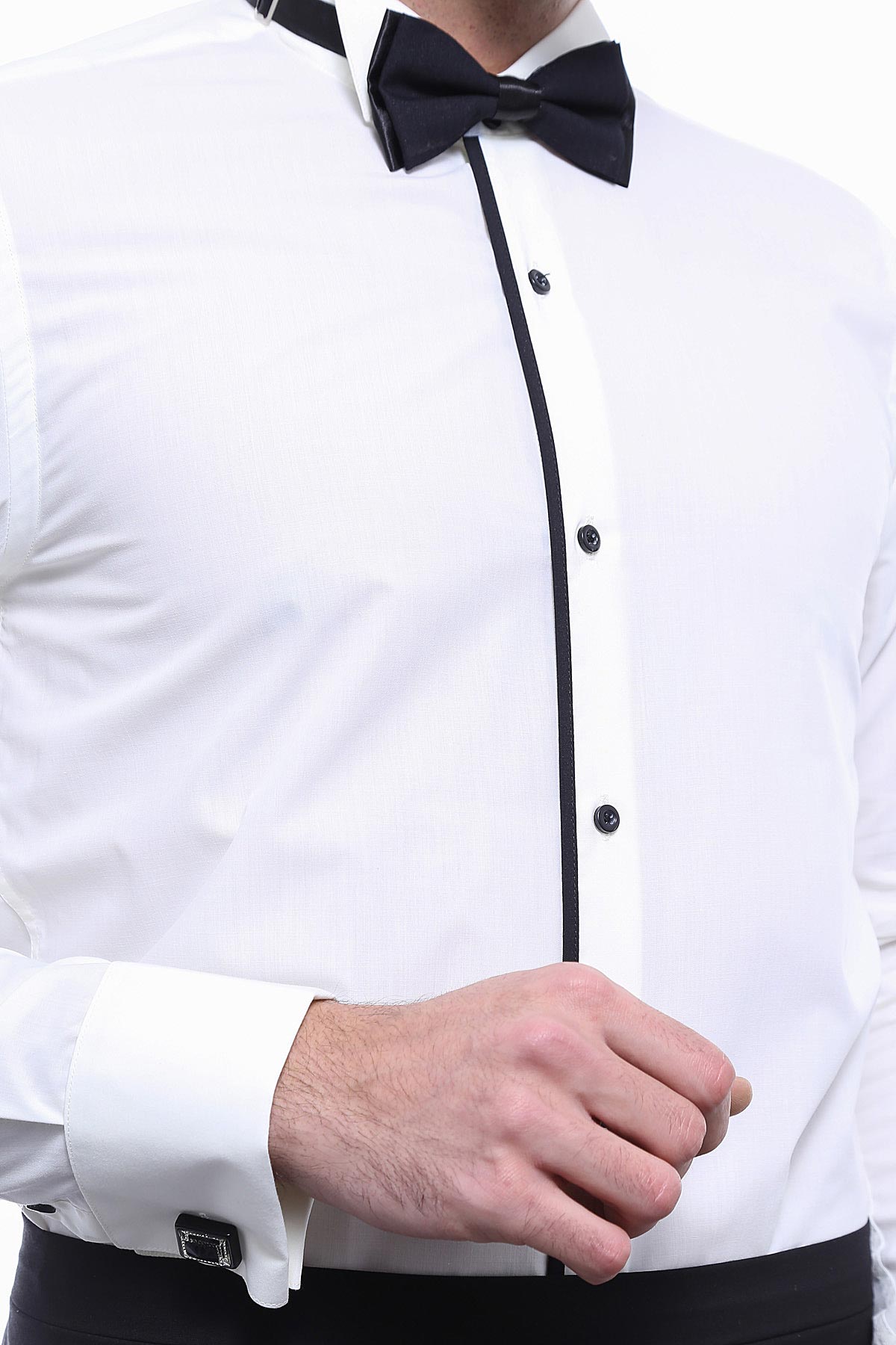 KOALA SYDNEY Cream Tuxedo Shirt -