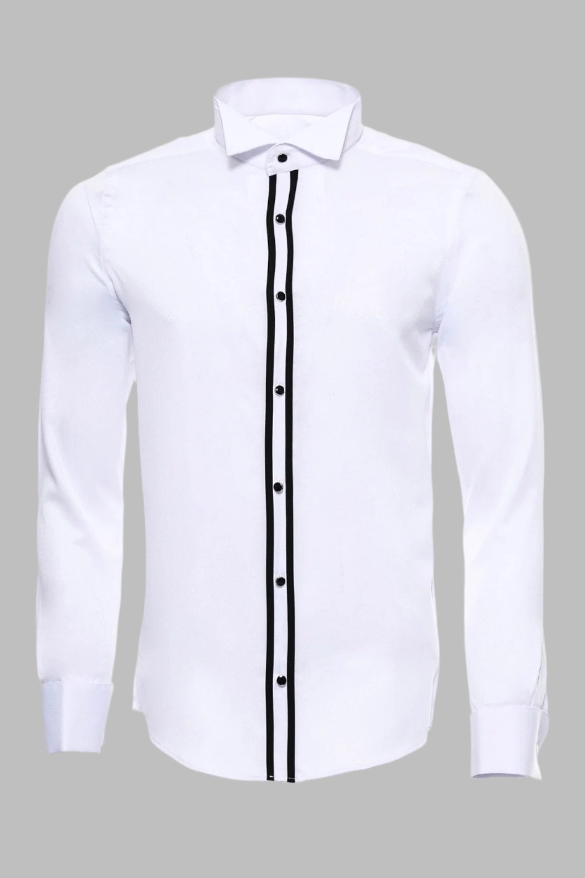 KOALA SYDNEY Black Velvet and Trim-Detail Waistcoat Tuxedo with White Shirt Look Evening Event Style