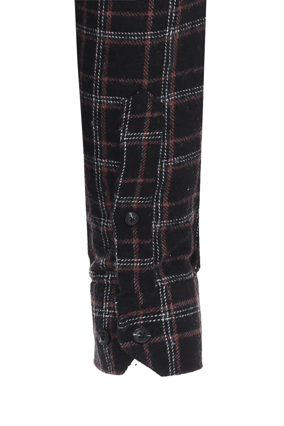 Plaid Black Men Lumberjack Shirt -