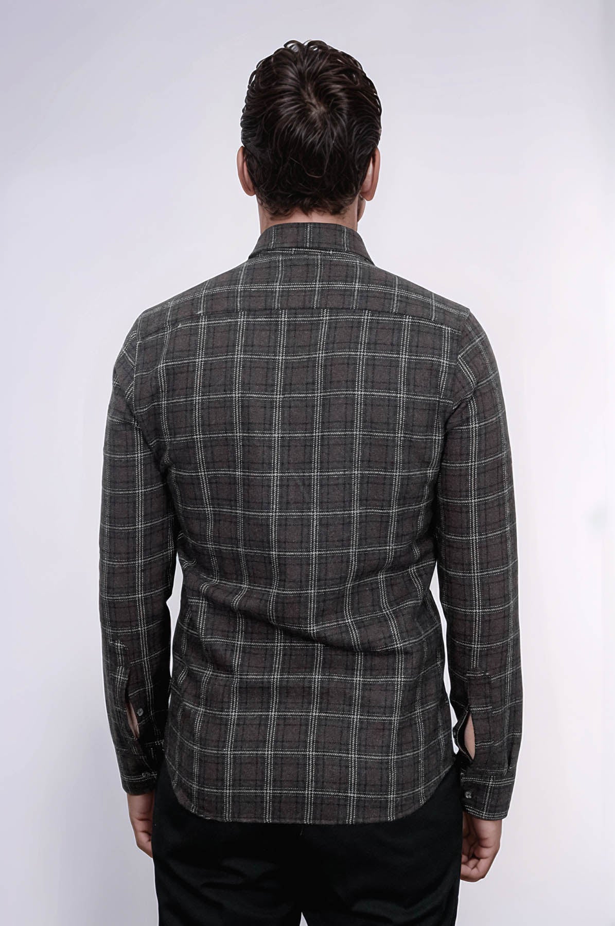 Checked Brown Men Lumberjack Shirt