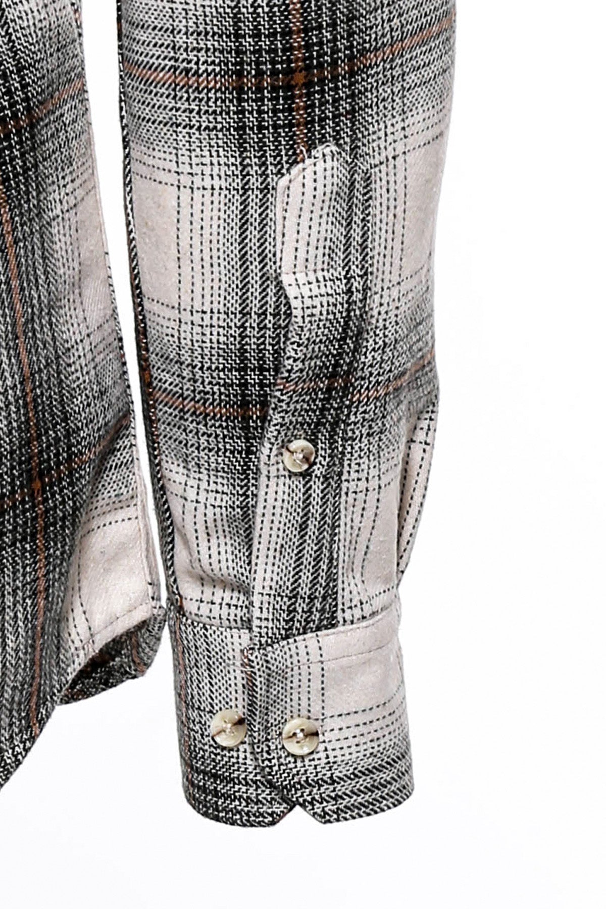 Checked Beige Men Lumberjack Shirt -