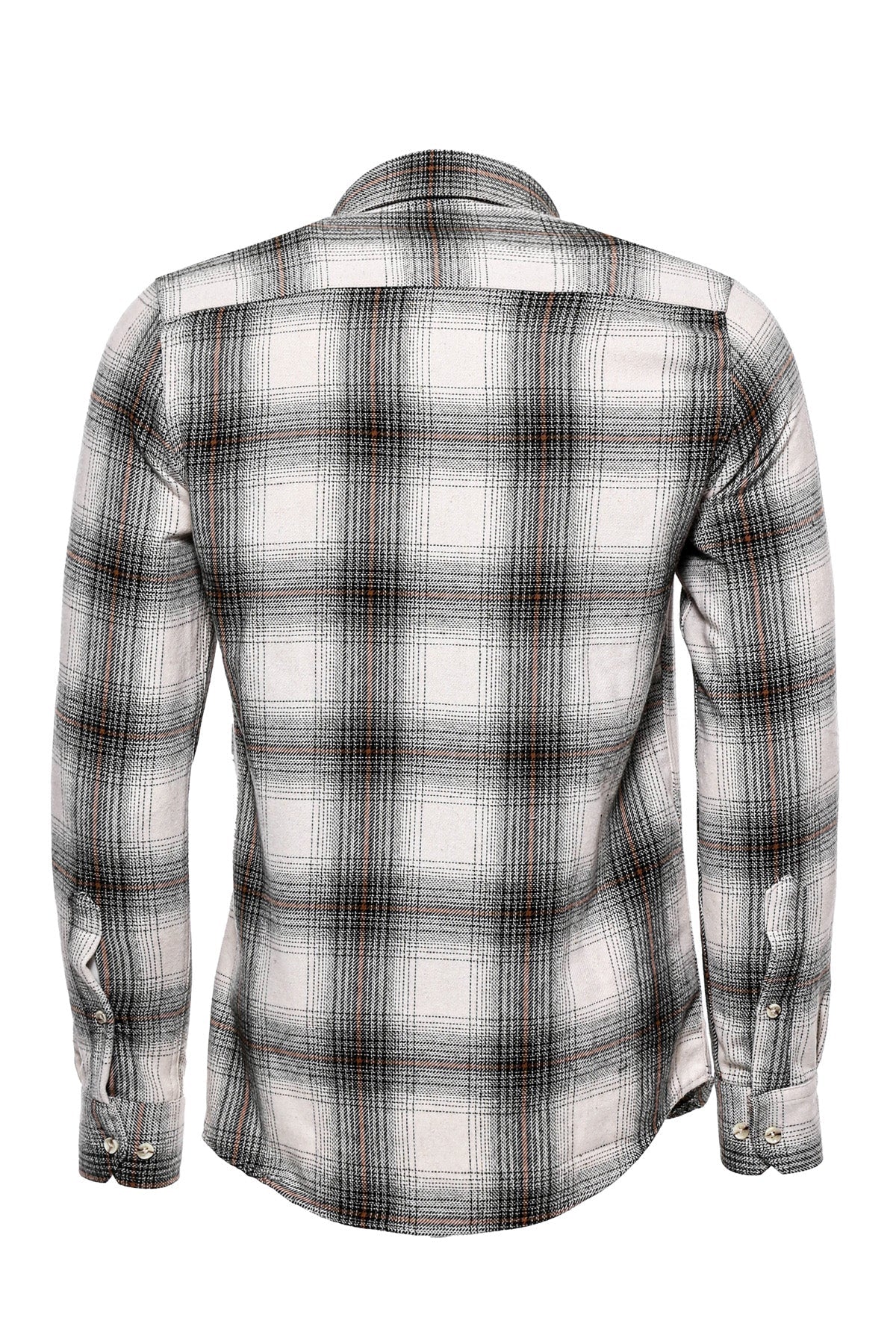 Checked Beige Men Lumberjack Shirt -