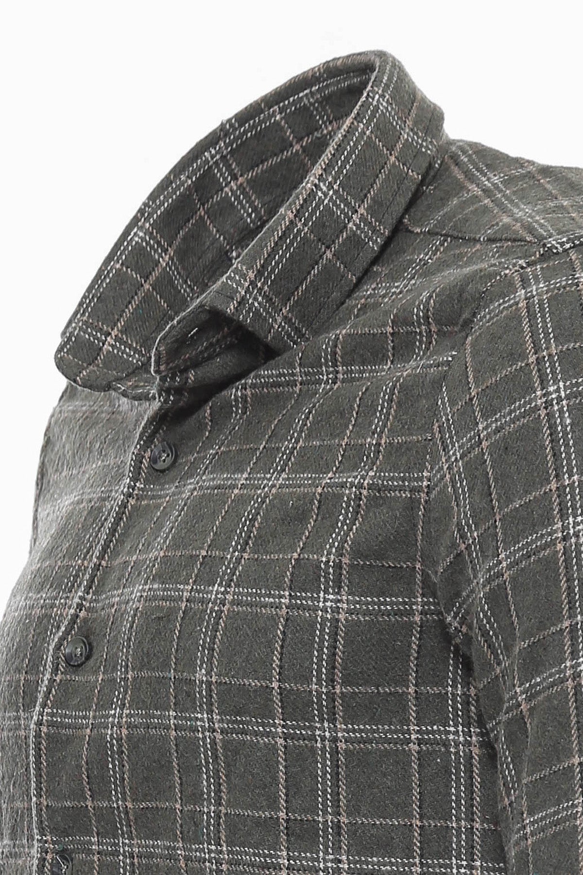 Plaid Green Men Lumberjack Shirt -