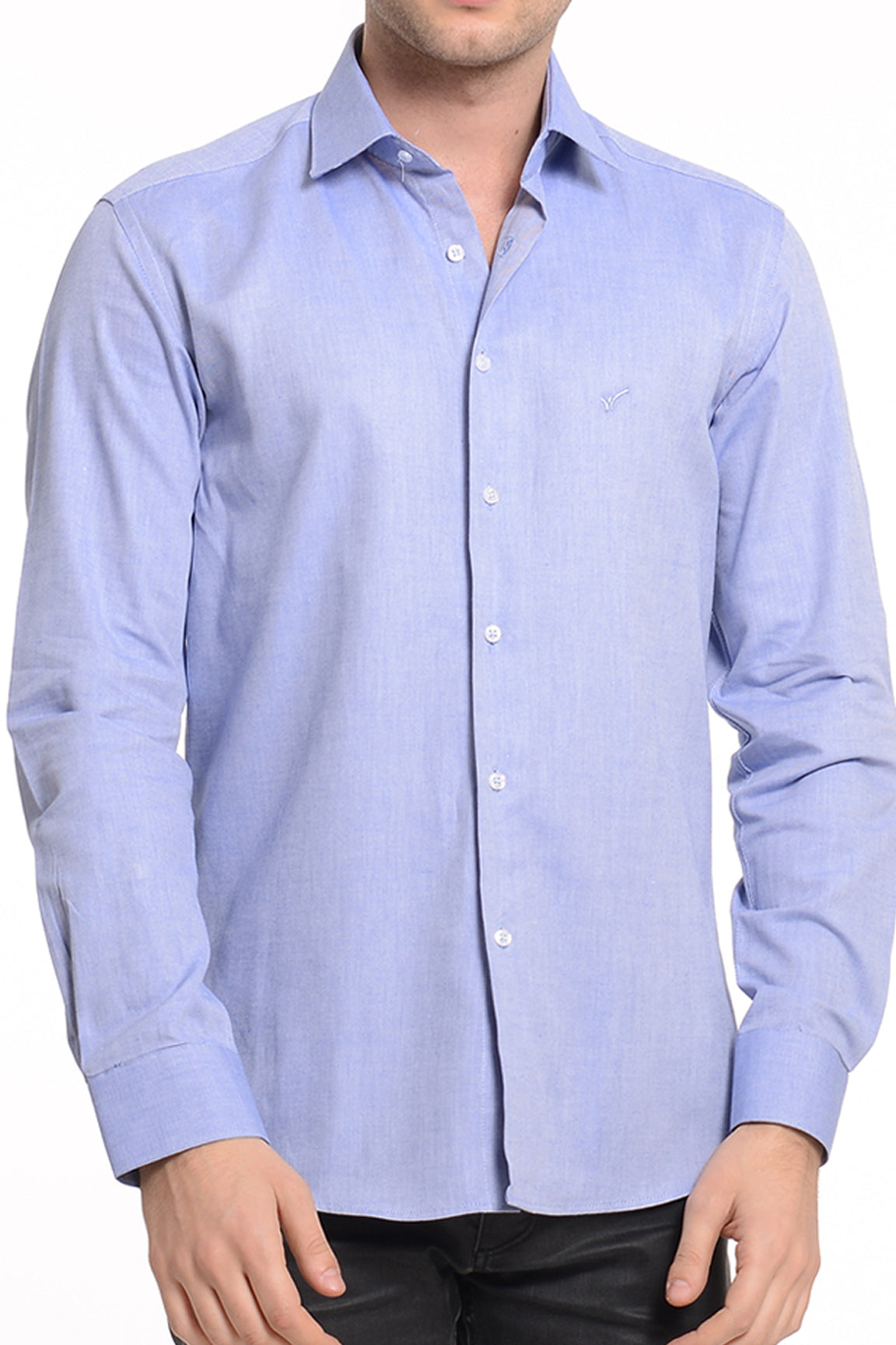 KOALA SYDNEY Oxford Patterned Blue Shirt -