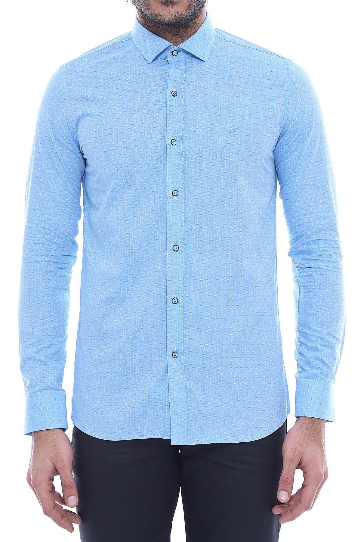 KOALA SYDNEY Light Blue Cotton Shirt for Men