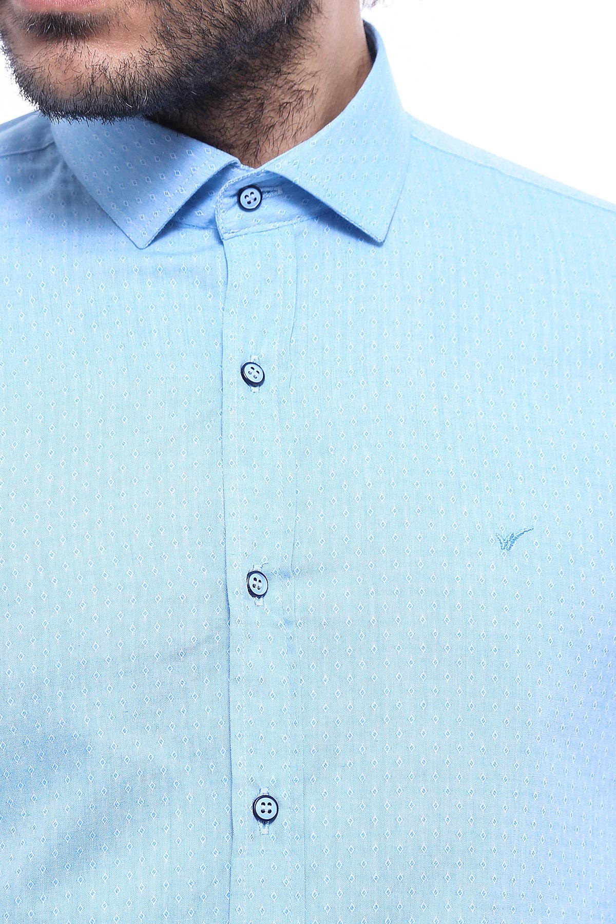 KOALA SYDNEY Light Blue Cotton Shirt for Men