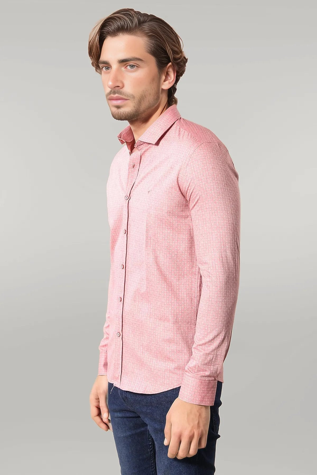 KOALA SYDNEY Pink Cotton Shirt for Men |