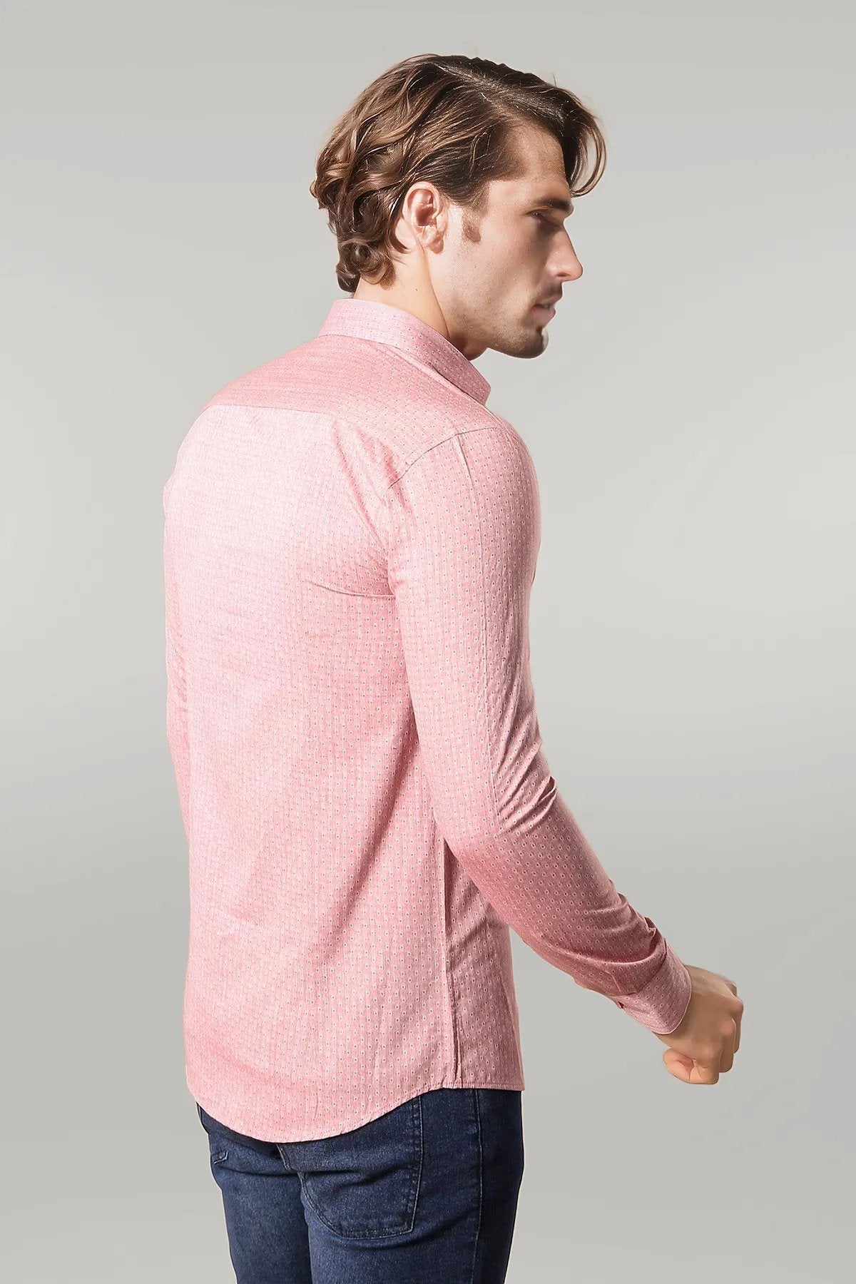 KOALA SYDNEY Pink Cotton Shirt for Men |