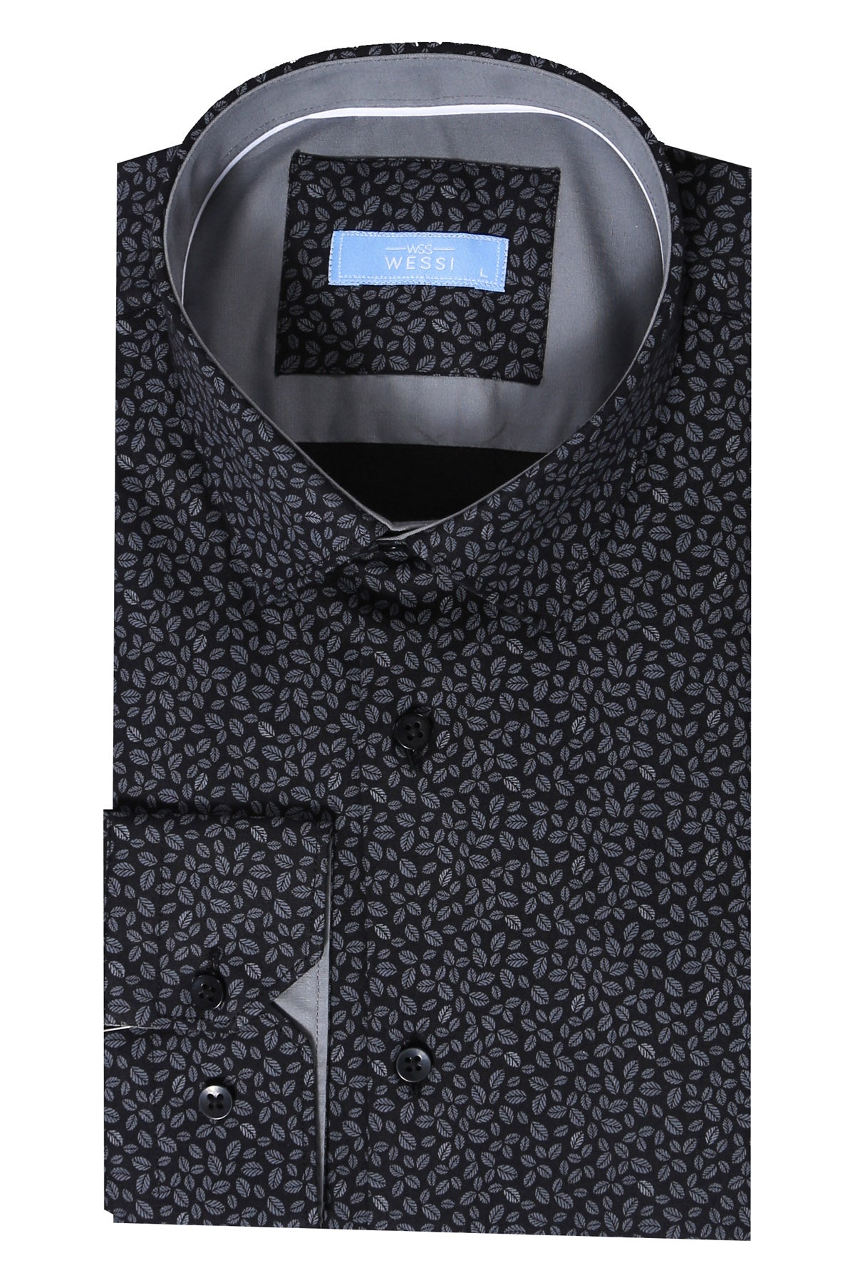 KOALA SYDNEY Patterned Black Long Sleeve Shirt |