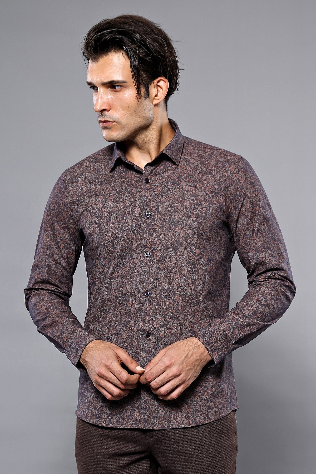 KOALA SYDNEY Brown Patterned Shirt