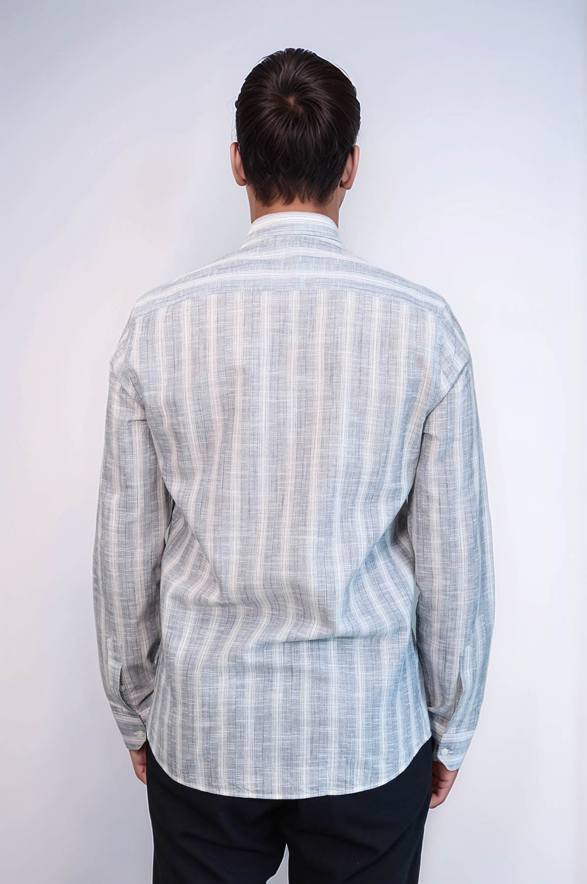 Striped Blue Men's Shirt