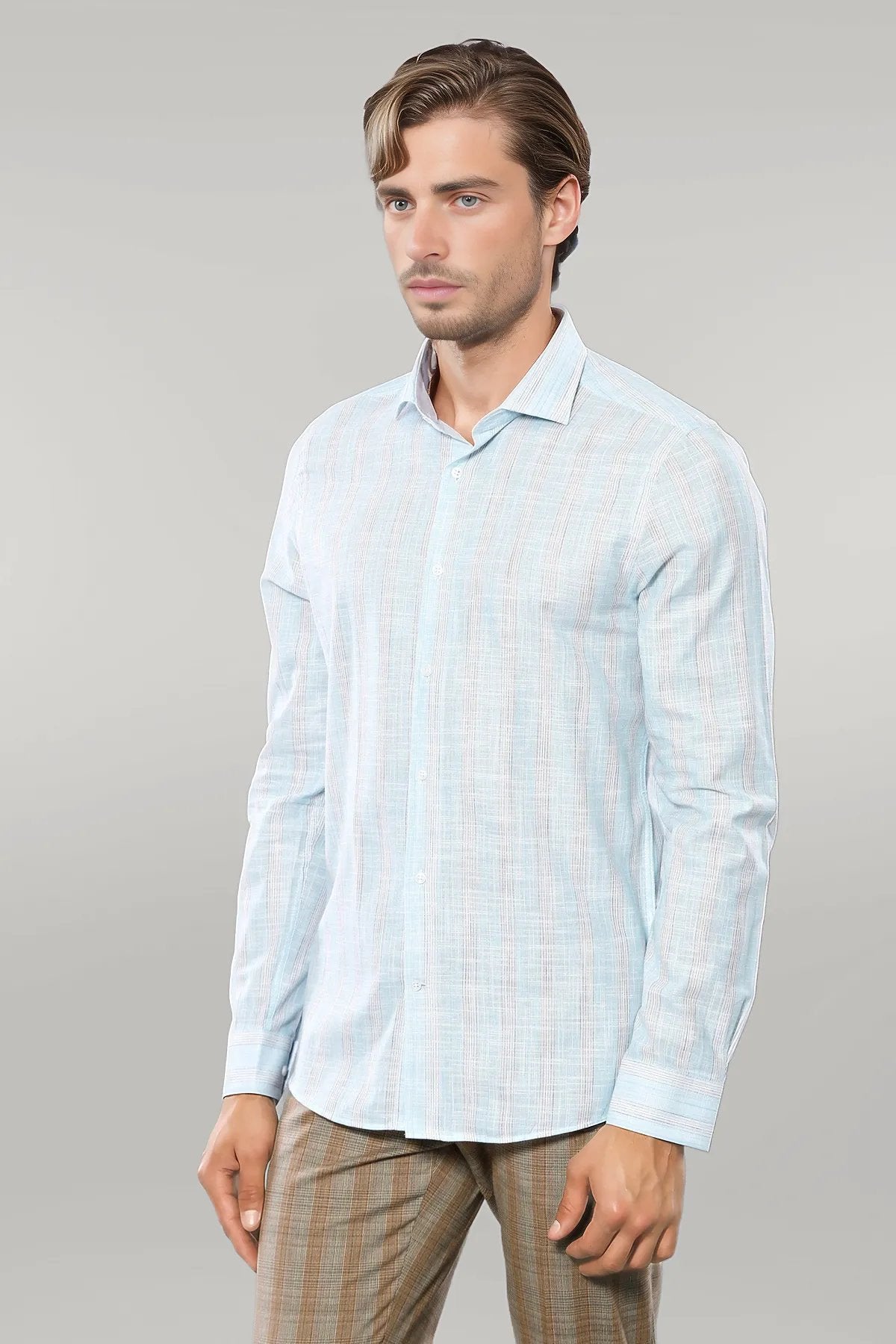 Green Checked Shirt -